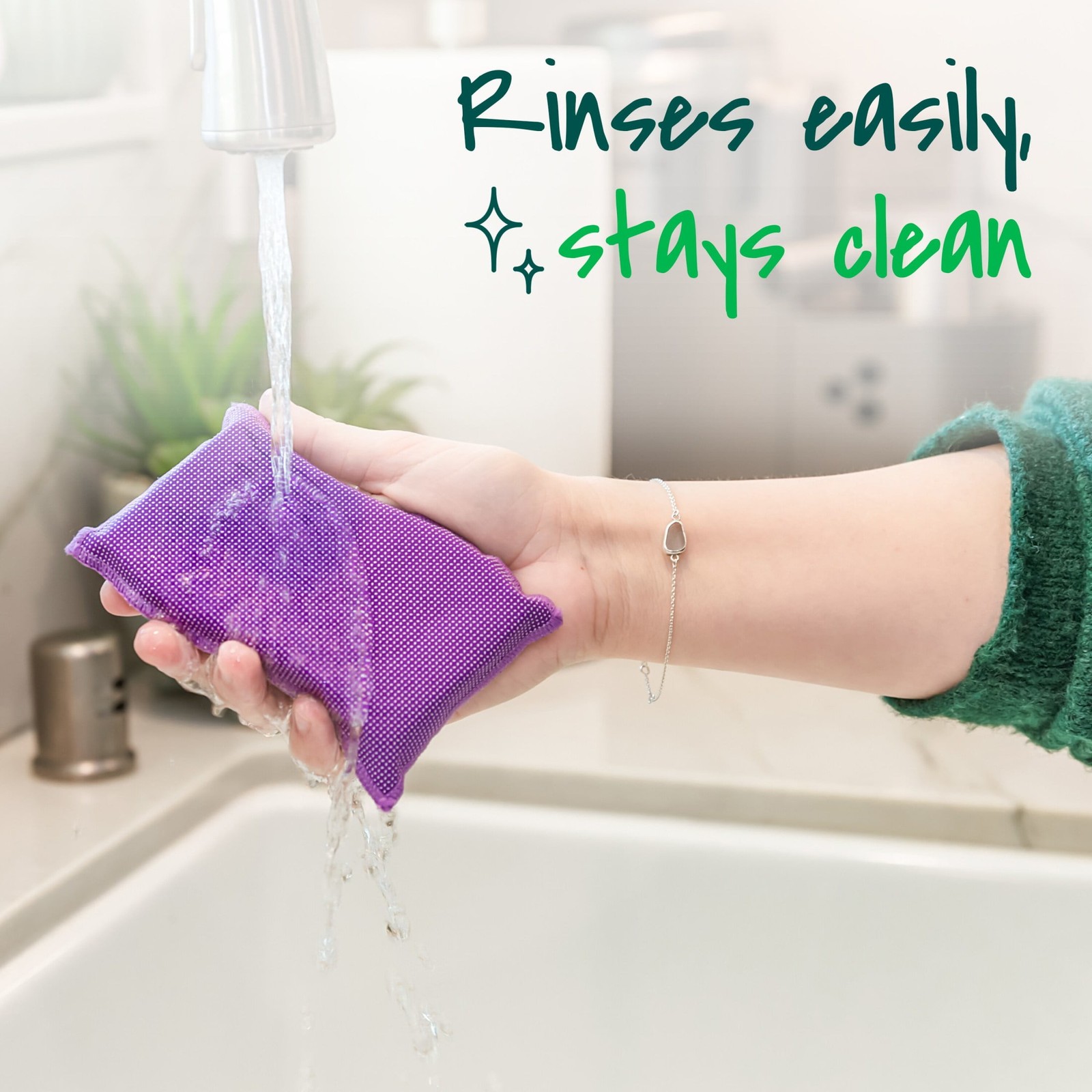 (3 pack) Scotch-Brite Dobie Stay Clean Scrubbers, 2 Count