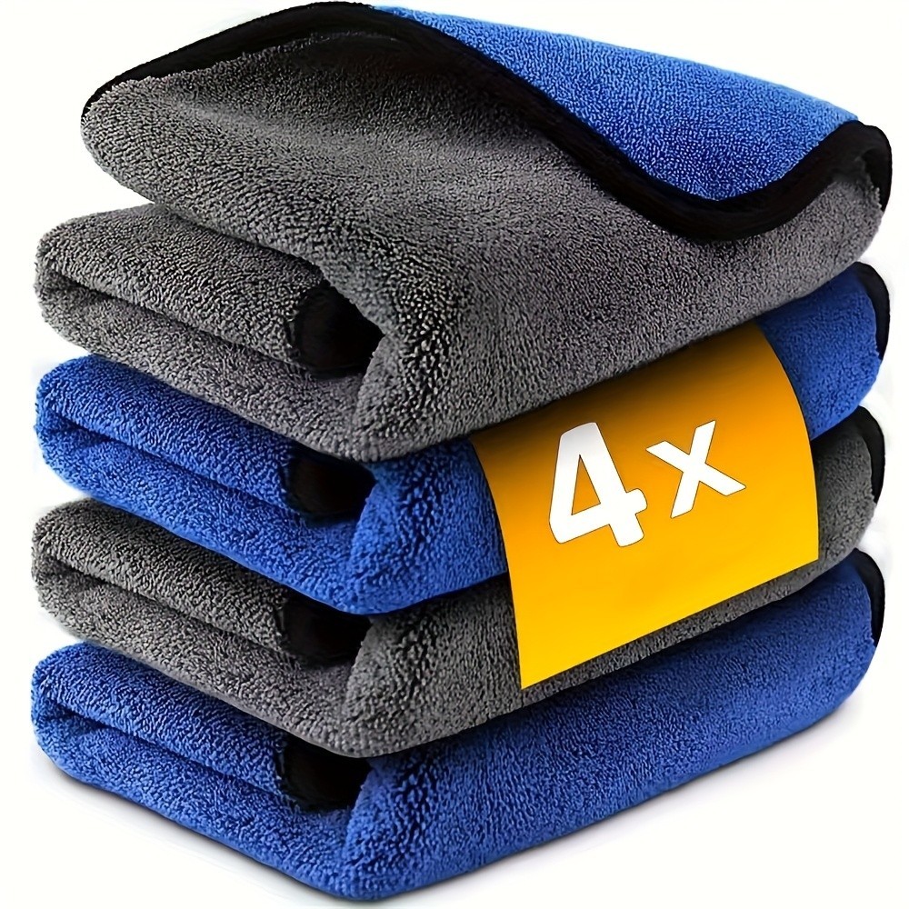 5 Pack Premium Microfiber Car Drying Towels Ultra Absorbent Auto Detailing Cloth