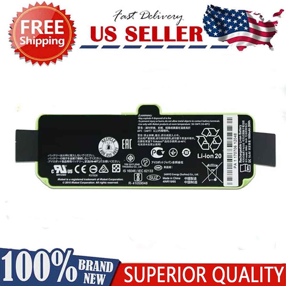 Battery For iRobot Roomba 600 685 690 692 694 860 870 880 960 965 970