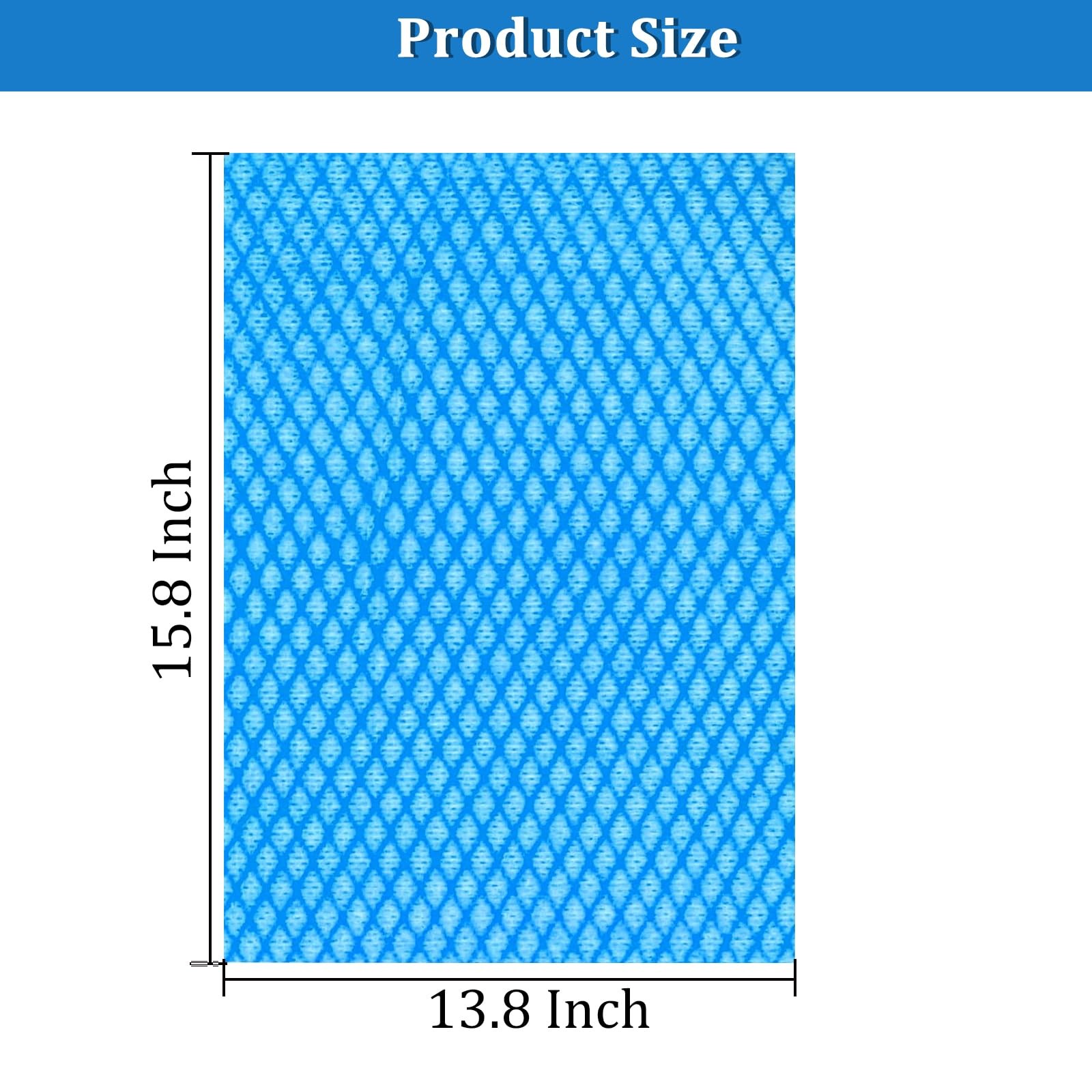 Reusable Cleaning Cloths 50 Pack, 13.8×15.8″ Disposable Dish Cloths and Clean…