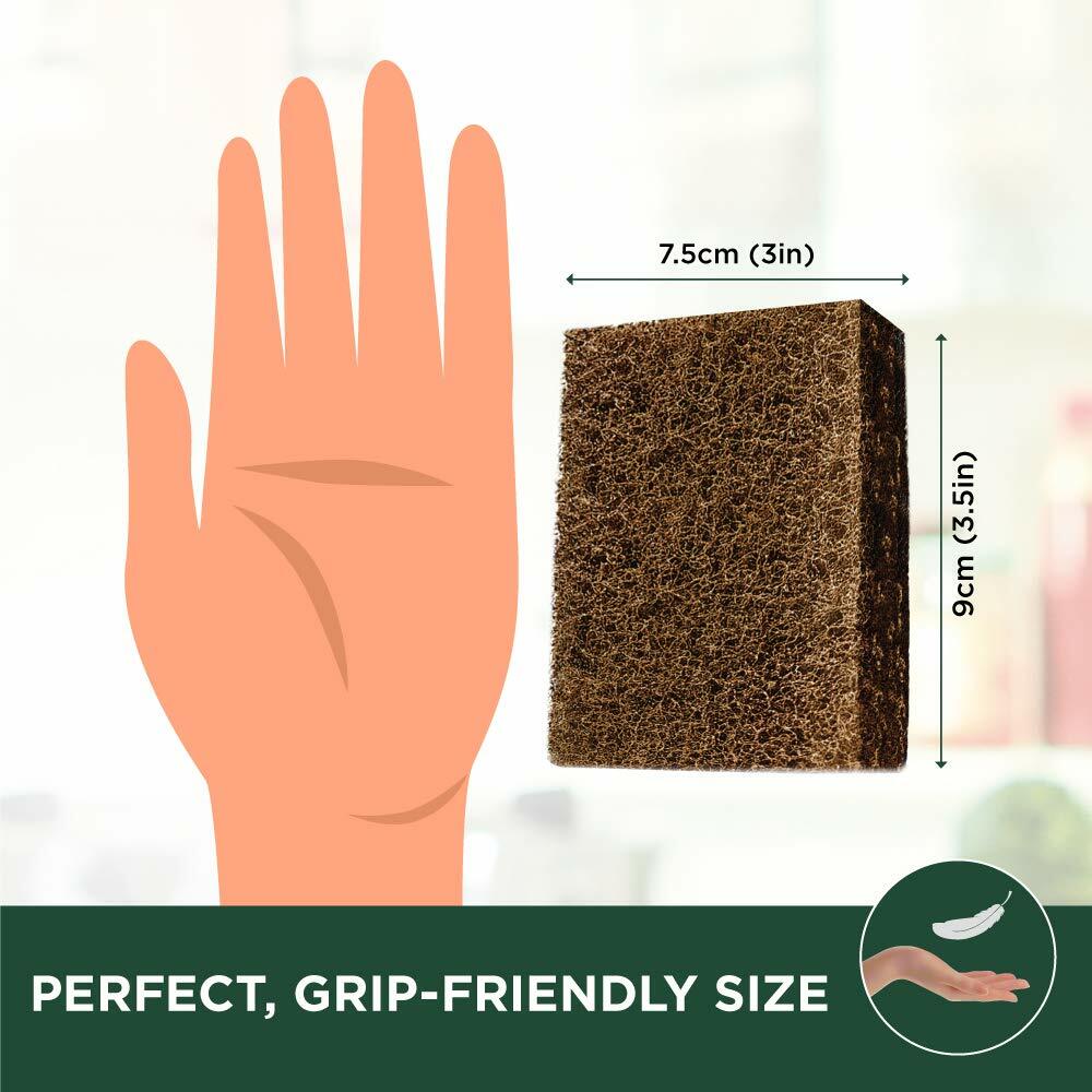 Scotch-Brite Super Strong Heavy Duty Scrub Pad, 7.5cm x 9cm – Free Ship