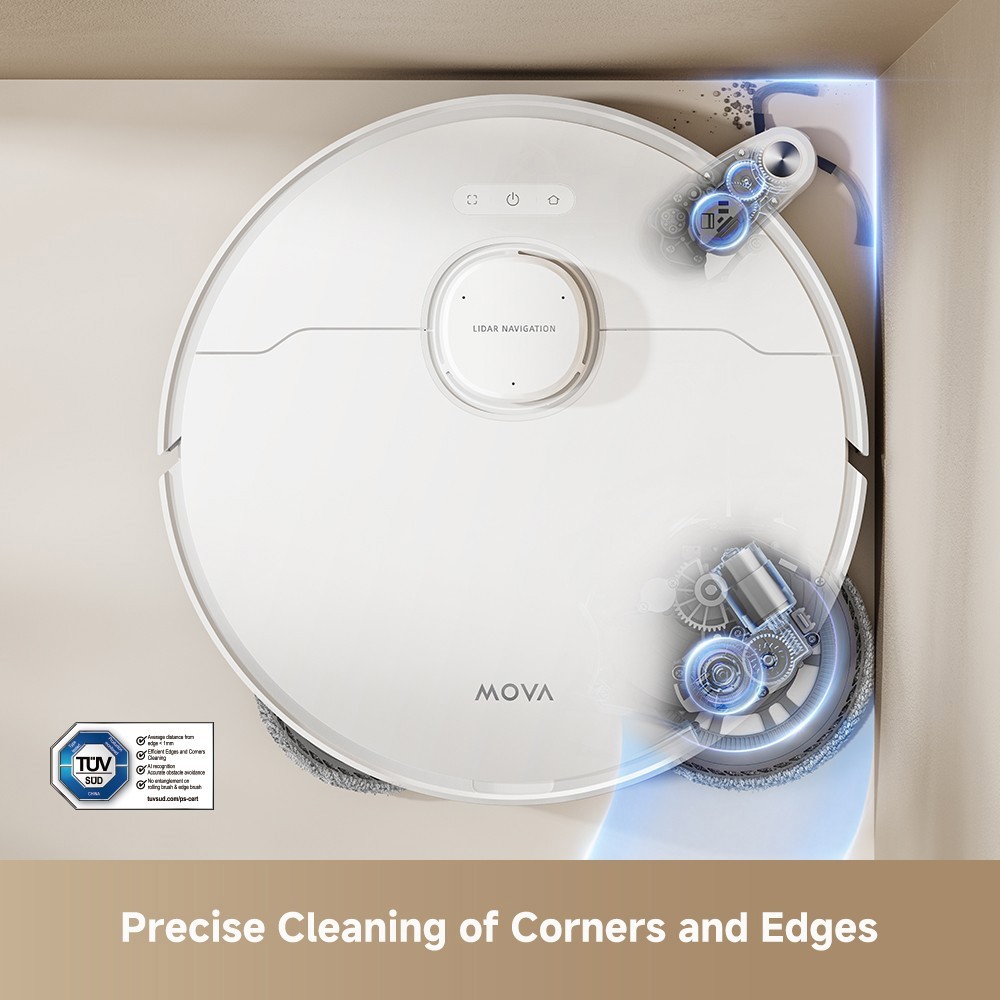 Mova P10 ProUltra Refurbished A Robot Vacuum Mop 13000Pa 140°F Hot Water