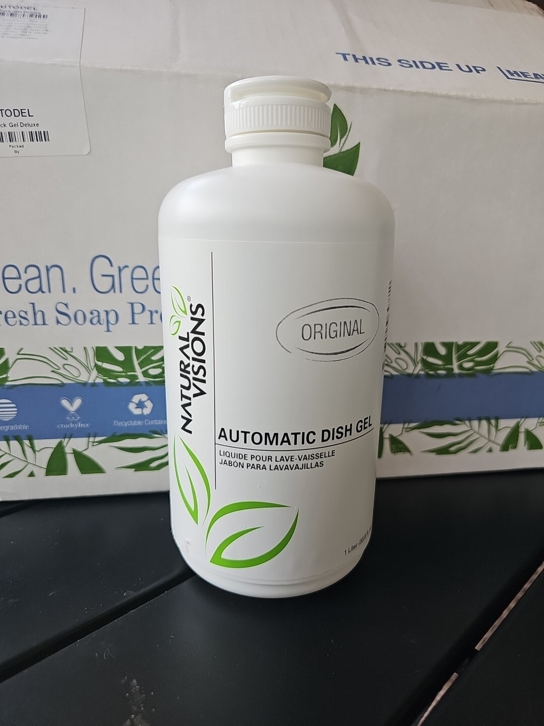 Natural Visions liquid Automatic dishwasher dish gel 33.8 fl oz / 1 Liter