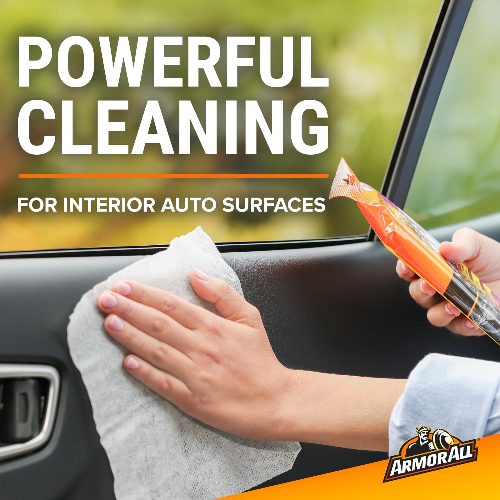 Armor All Car Interior Cleaner Wipes 60 Count Multi Surface Fresh Scent