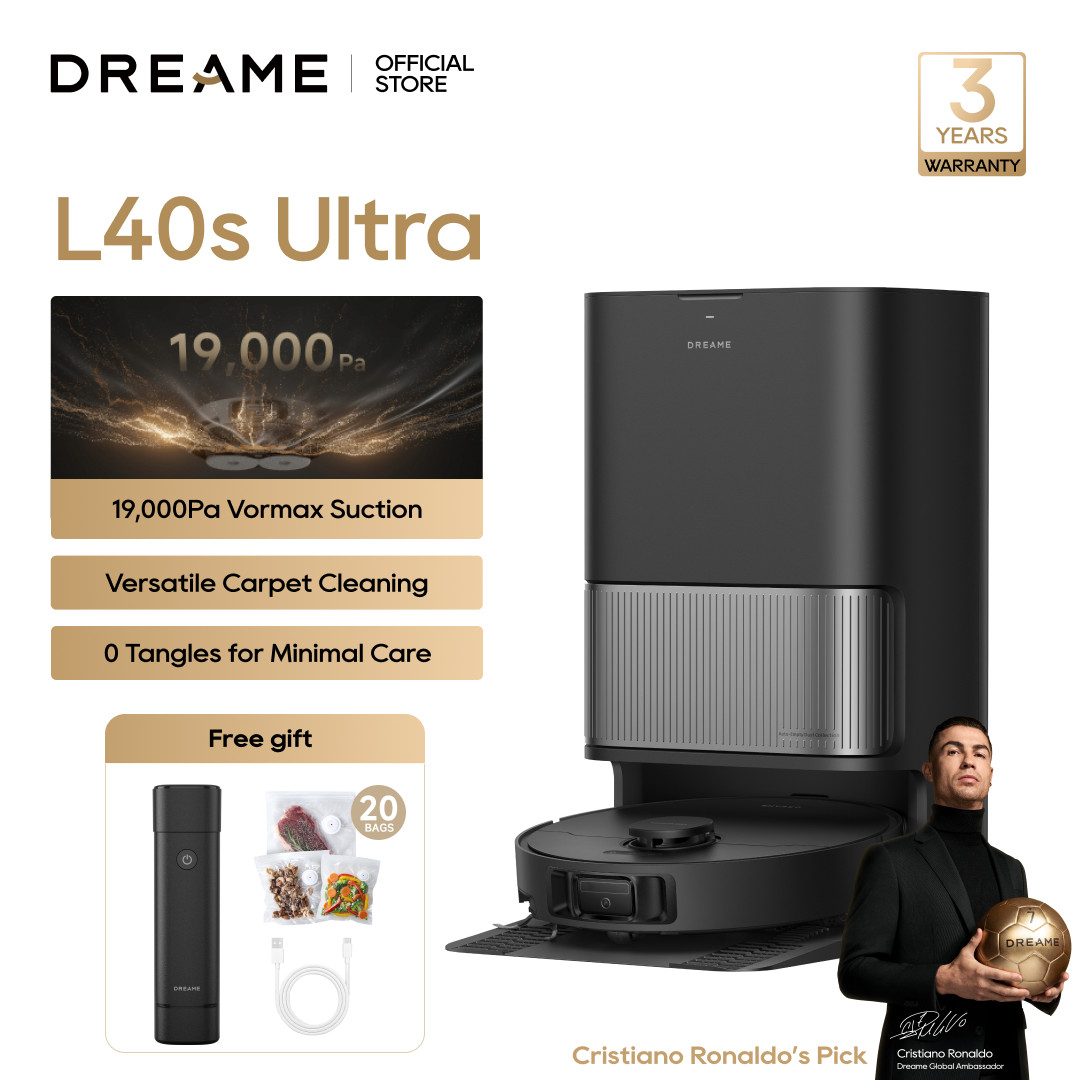 eBay Live｜DREAME L40s Ultra Black Robot Vacuum Versatile Carpet Cleaning｜NEW