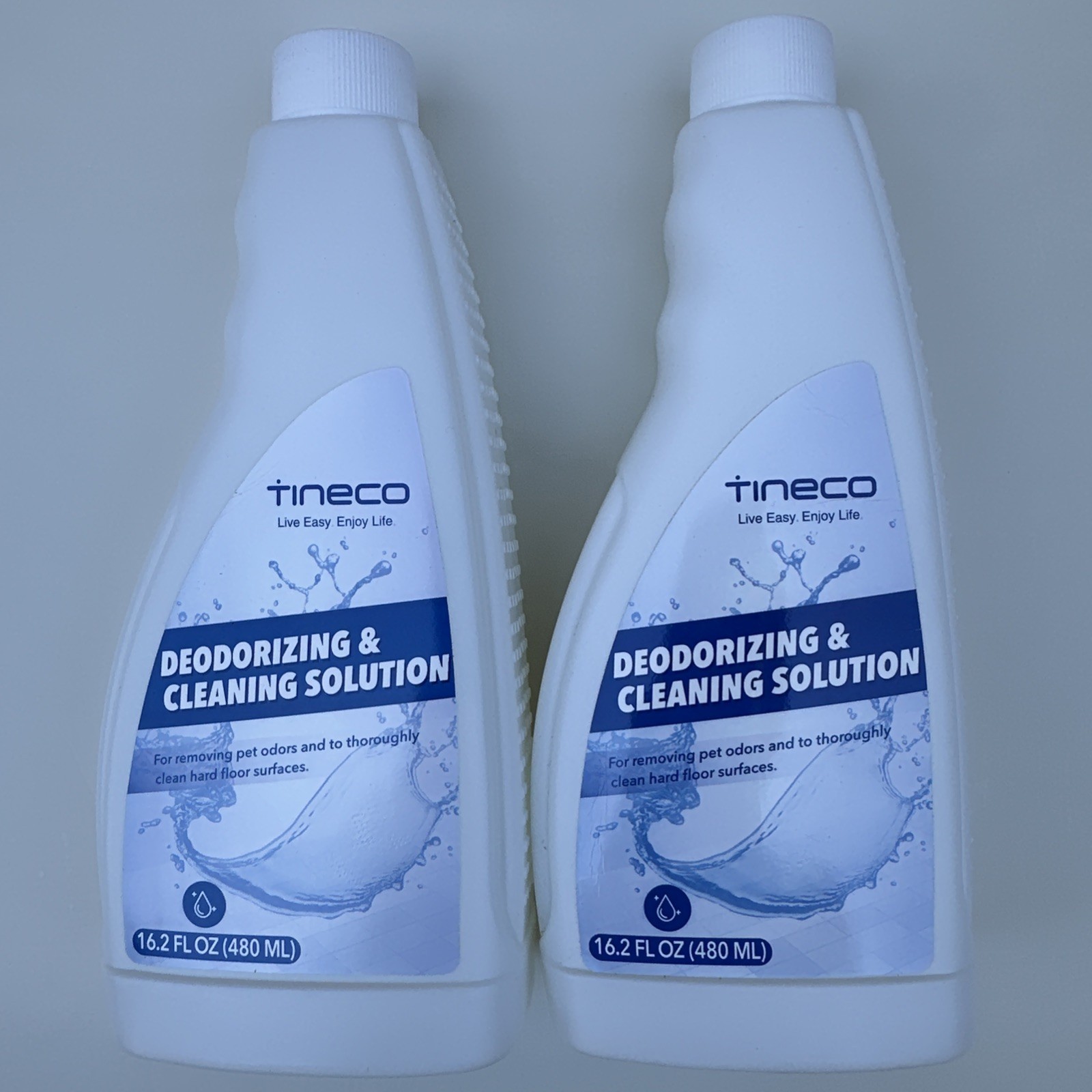 TINECO DEODORIZING & CLEANING SOLUTION REFILLS LOT OF 2, 16.2 fl oz EACH New