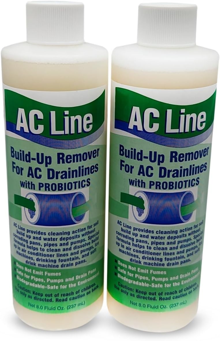 AC Drain Line Cleaner – 2 Pack / 6 Supply – Cleans HVAC drain lines, cleaner…