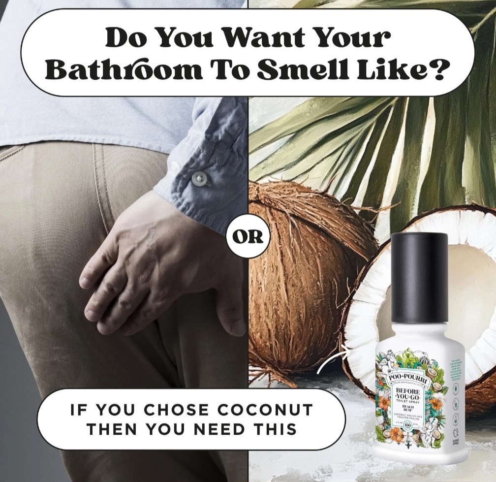 Poo-Pourri Beach Bum 2 fl oz Coconut Orchid Toasted Praline
