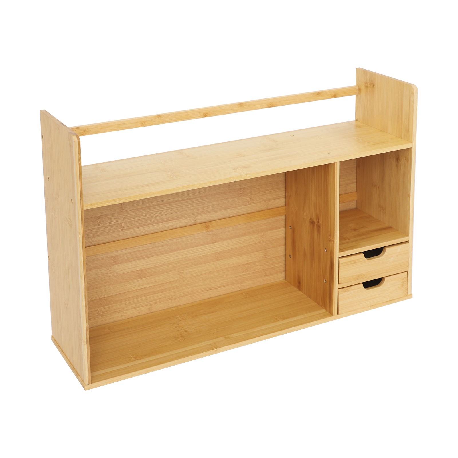Small Desktop Bookshelf for Students Minimalist Office Desk Bookshelf 68*46cm US