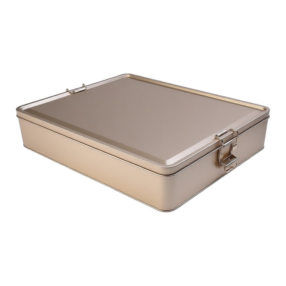 Rectangular Iron Boxes for Organizing For Home Garden Garage 30x20x6.5cm