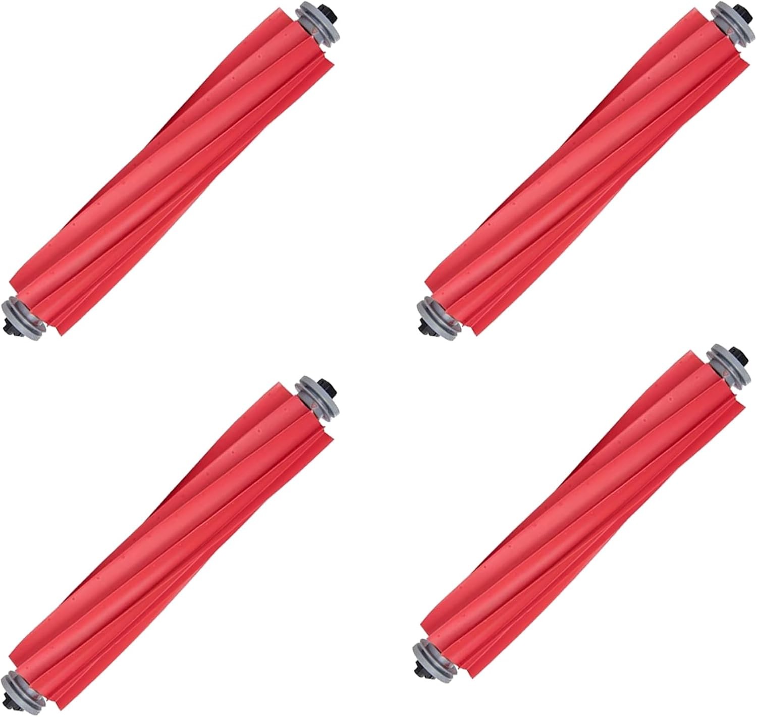 Replacement Main Brush for Roborock S7 Q7 Qrevo Vacuum 4 PCS Detachable Rubber