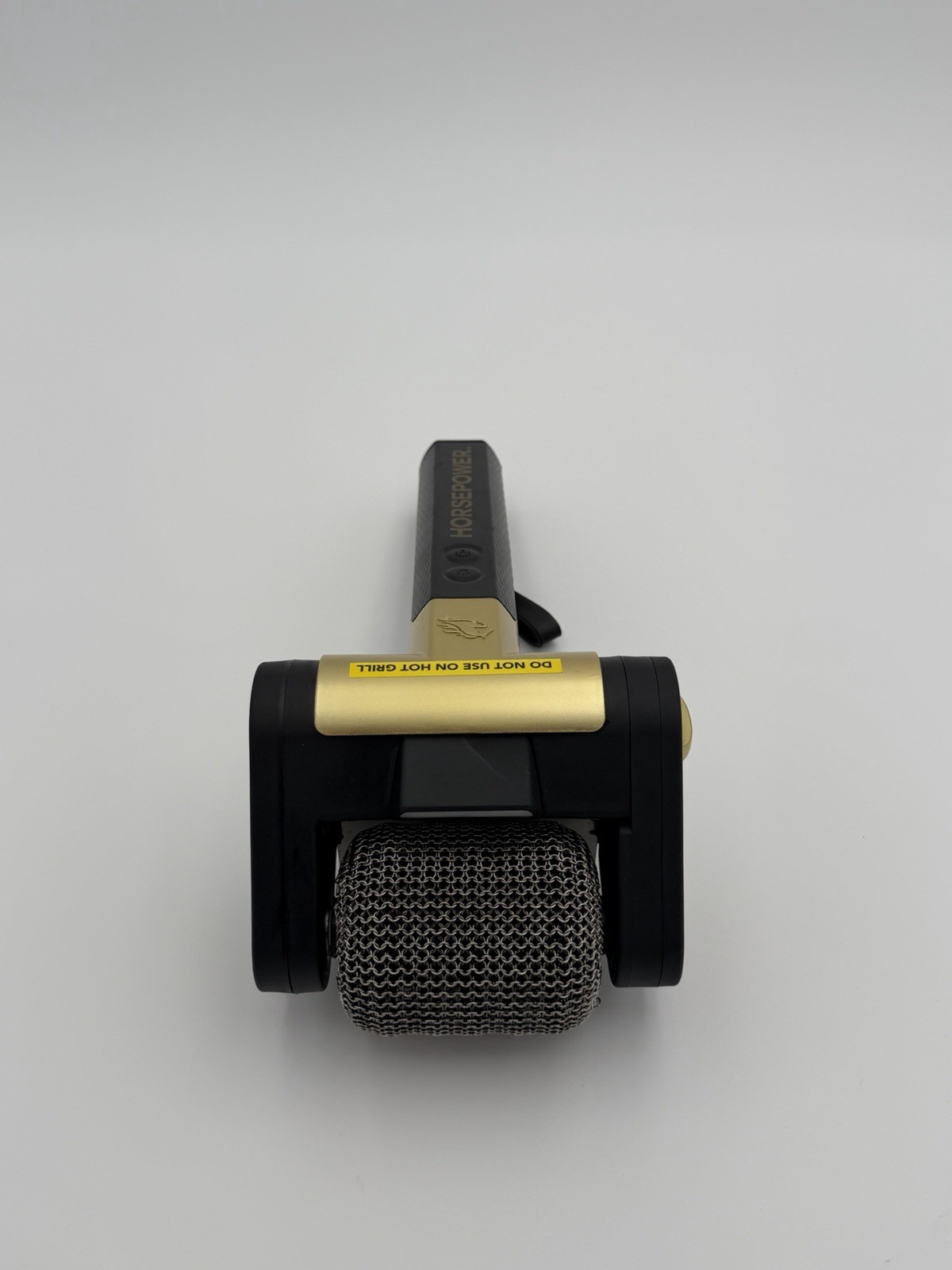 Horsepower Giddy Up GOLD Bristle-Free Spinning Grill Brush w/LED