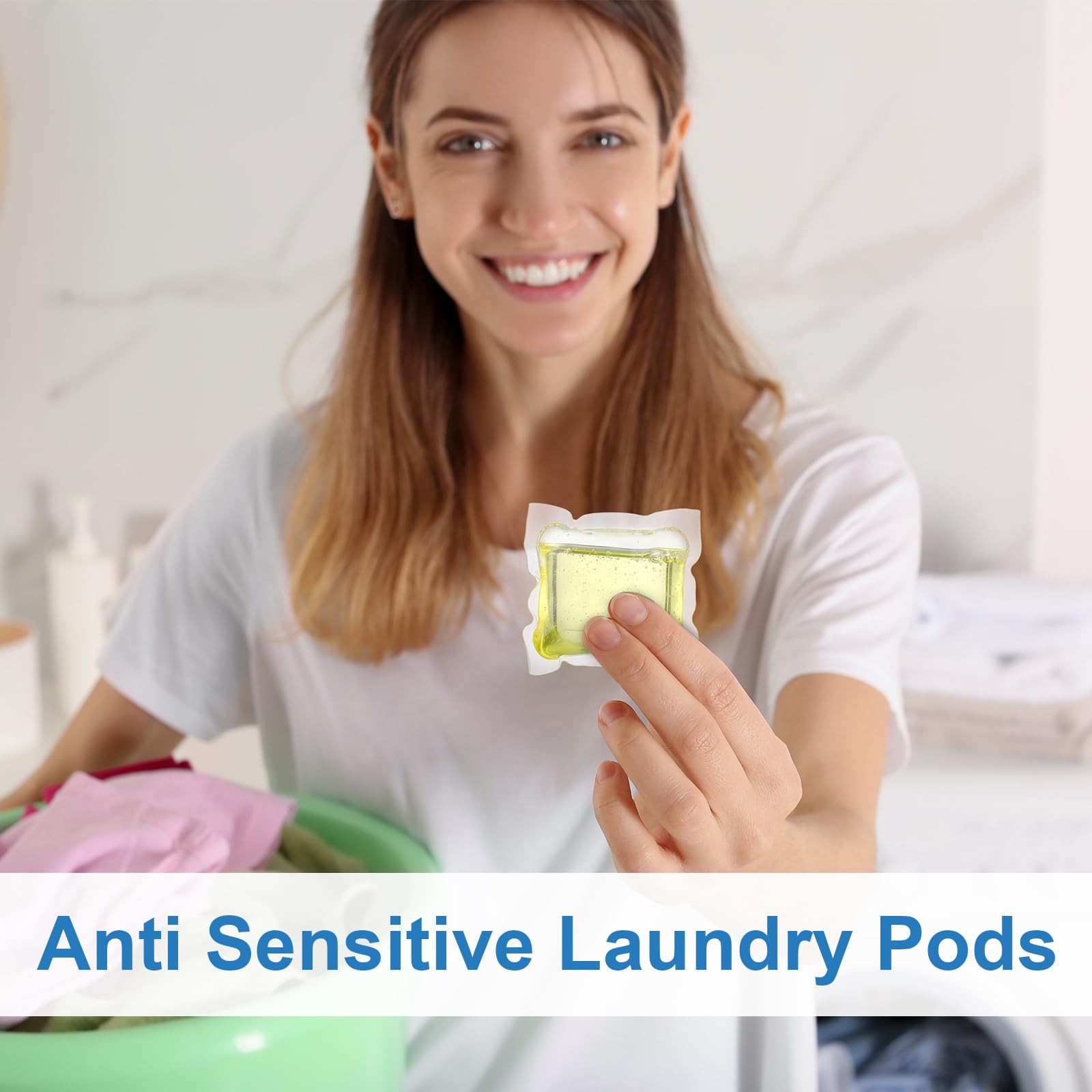 400 Pcs Laundry Detergent Soap Pods Bulk Anti Sensitive Laundry Pods Scented …