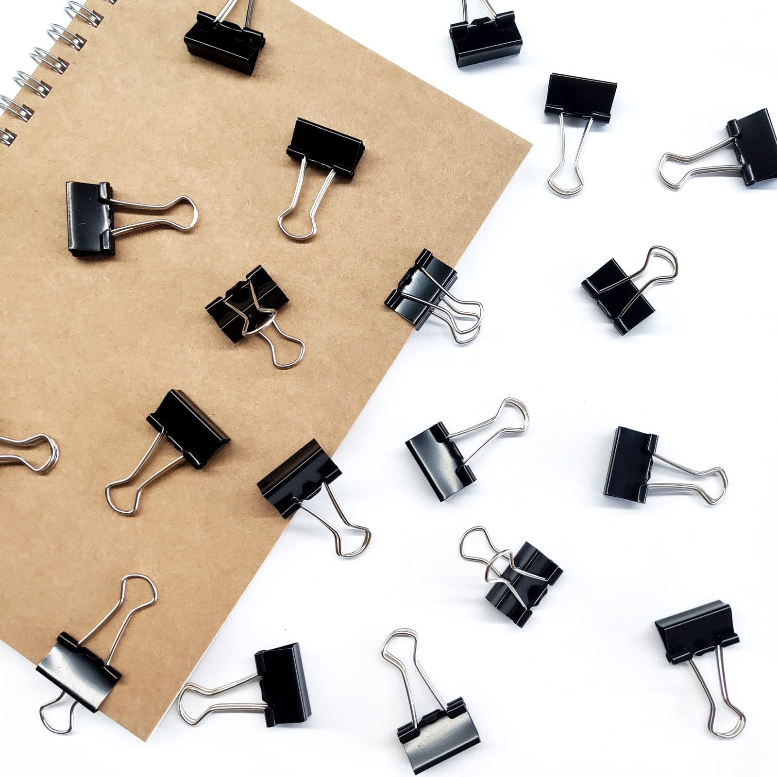 DSTELIN 180 Pack Mini Binder Clips 3/4-Inch Width, Small Paper 0.75 inches