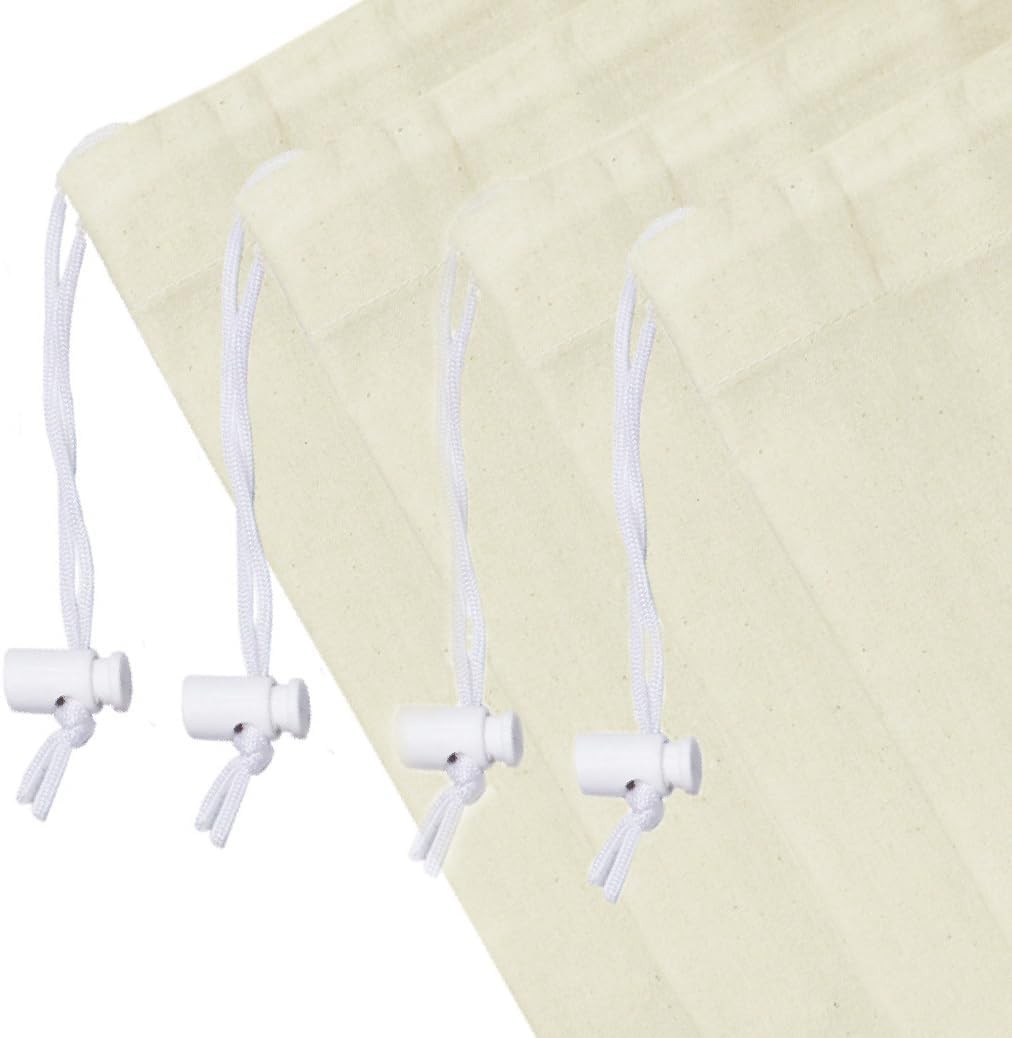 Extra Large Laundry Bags -2/4Pack Heavy Duty Durable Cotton Canvas Drawstring