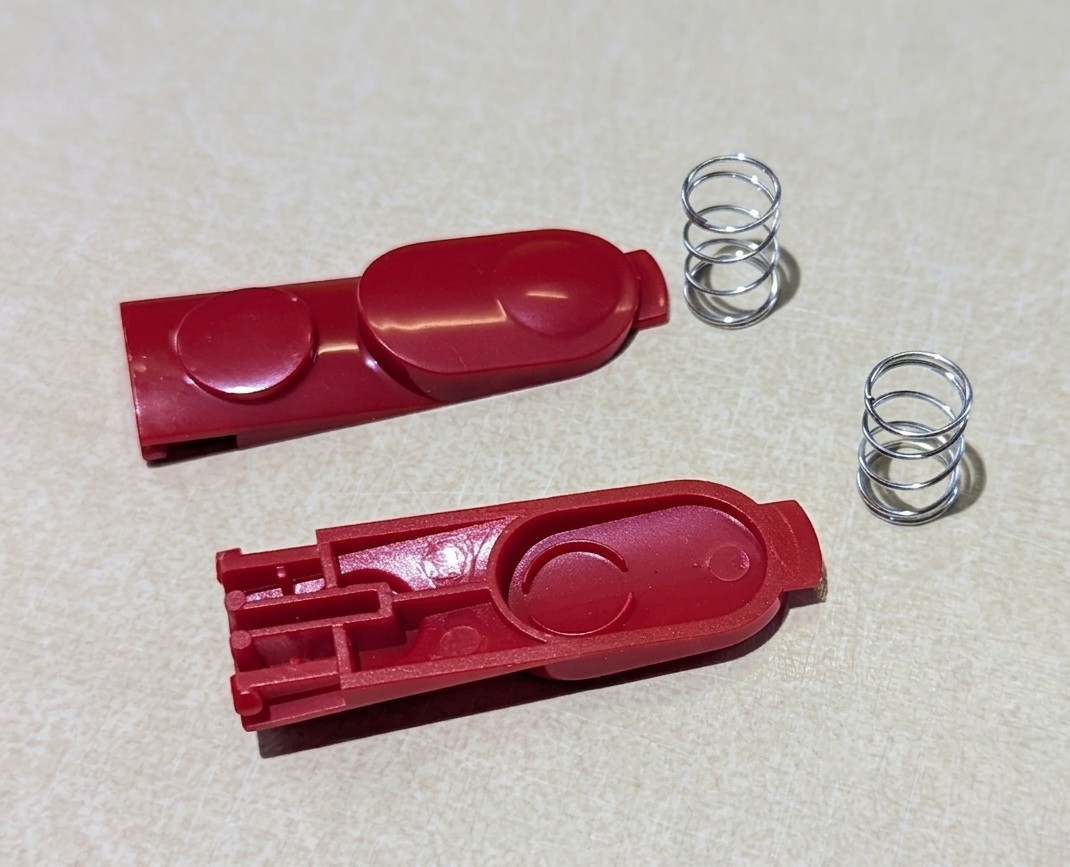 2-Pack Wand Clip Button Tab /w Spring for Dyson V7 V8 V10 V11 Tool Clip Latch