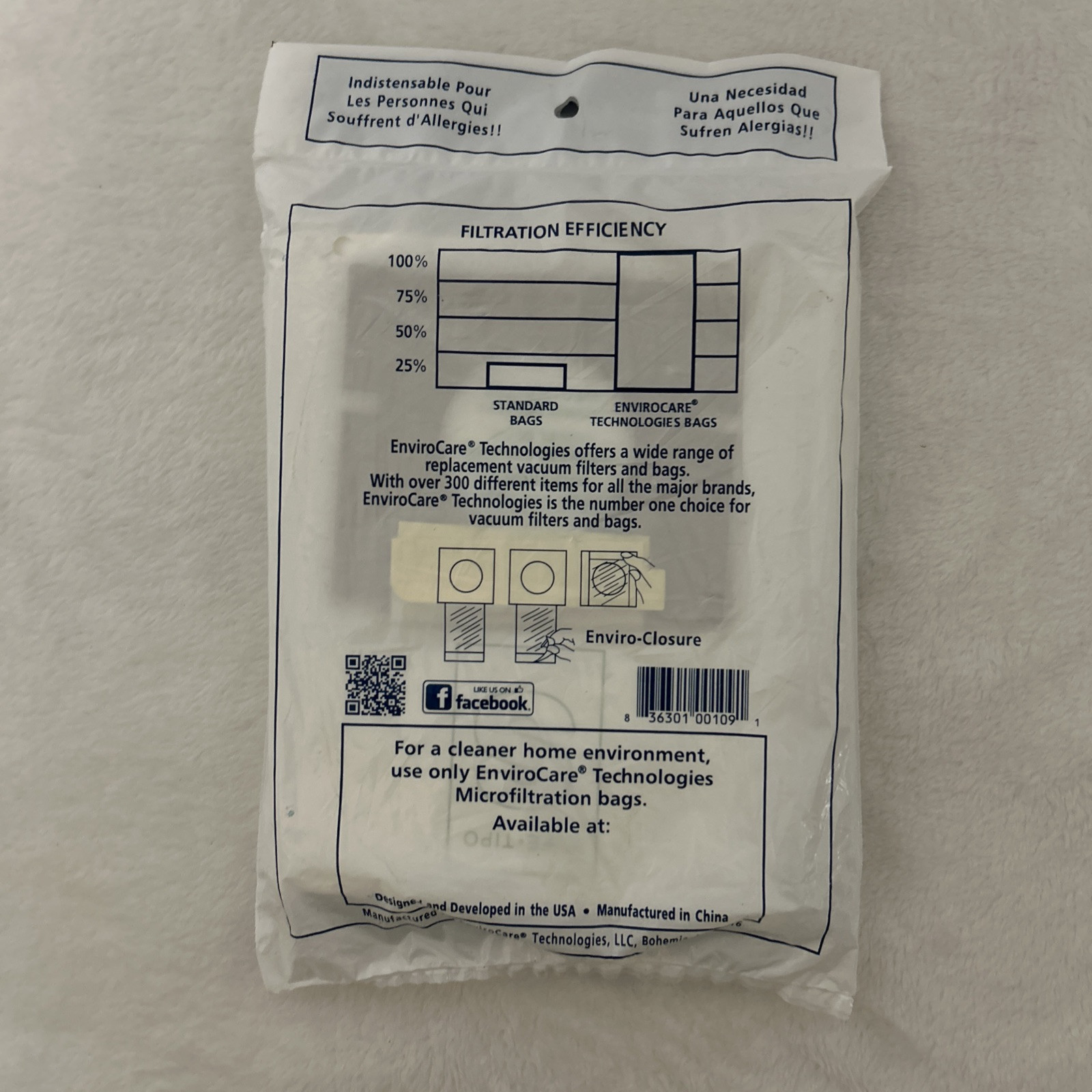 Style S Hoover Vacuum Bags Future Spectrum Windtunnel Allergy Canister 3 Bags