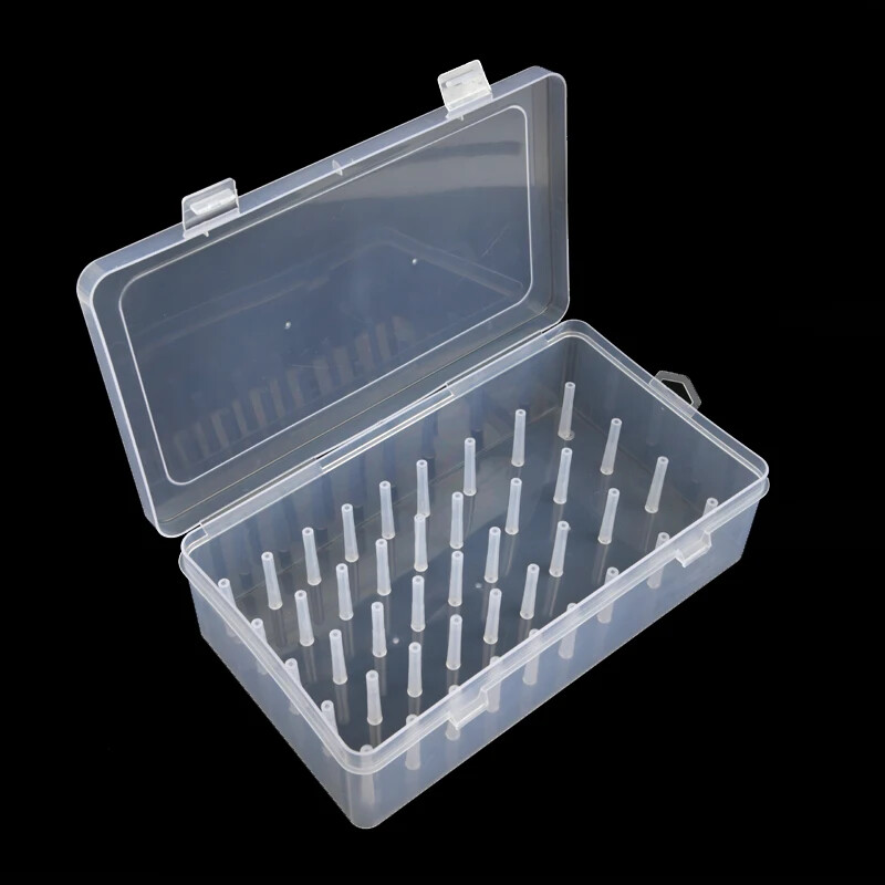 Sewing Thread Storage Box 42 Pieces Spools Bobbin Carrying Case Container Holder