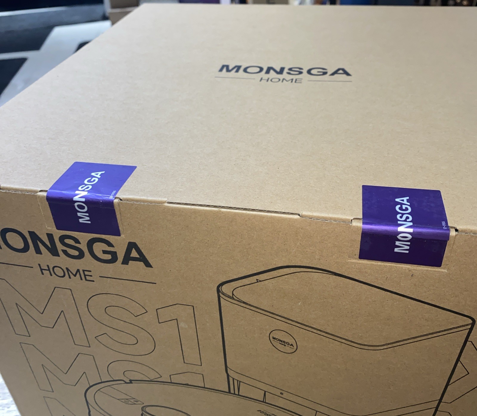 Monsga MS1 MAX Robot Vacuum & Mop Combo w/ 3.5L Self Emptying Station