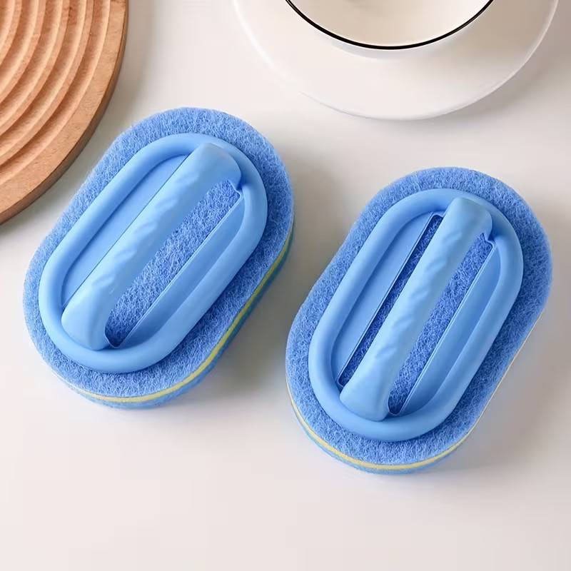 1/2pcs Magic Sponge Easy Cleaning Ceramic Tile Kitchen & Bathroom Cleaning Tool