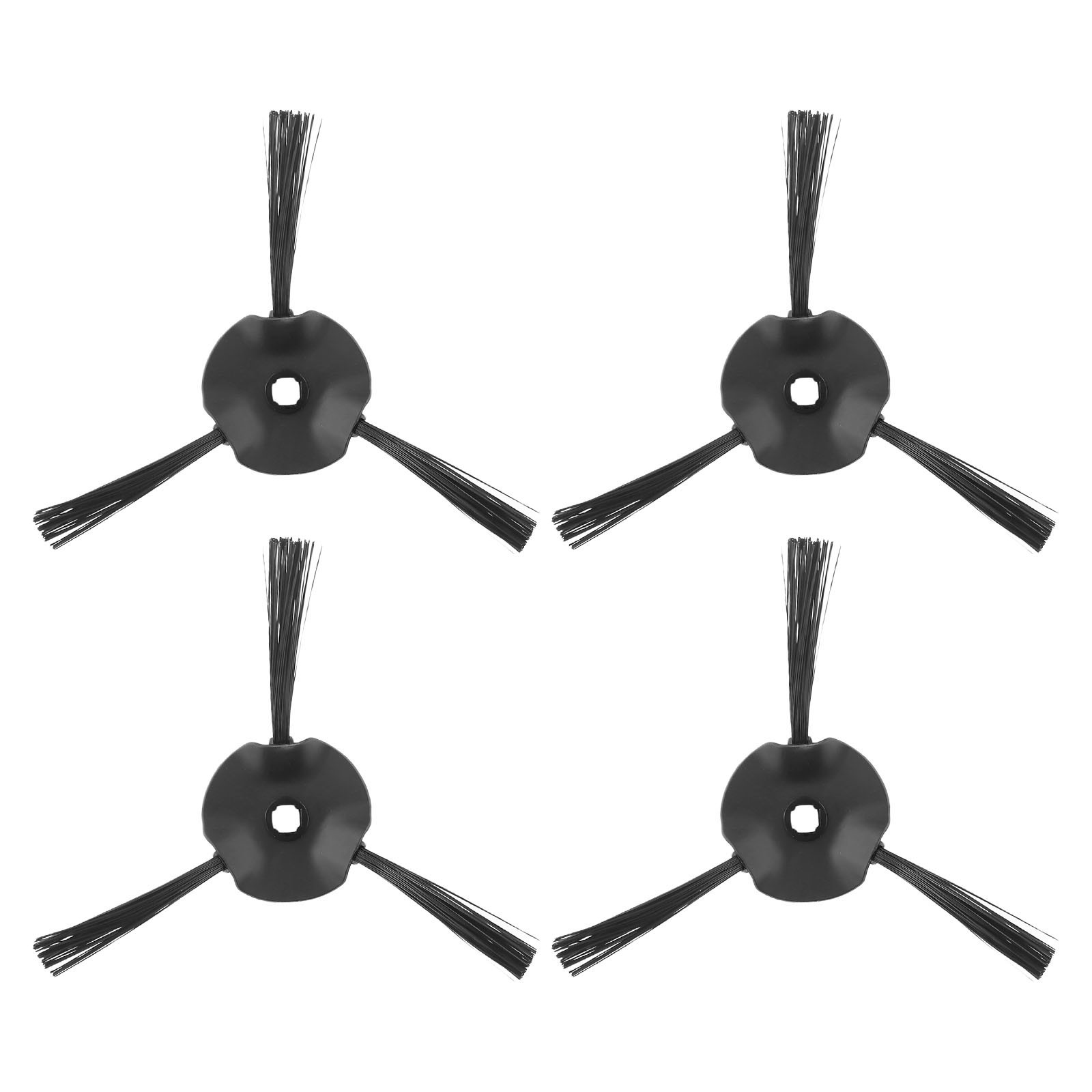For Shark Side Brushes ABS+nylon Side Brush 4Pcs Black Brand New For Shark
