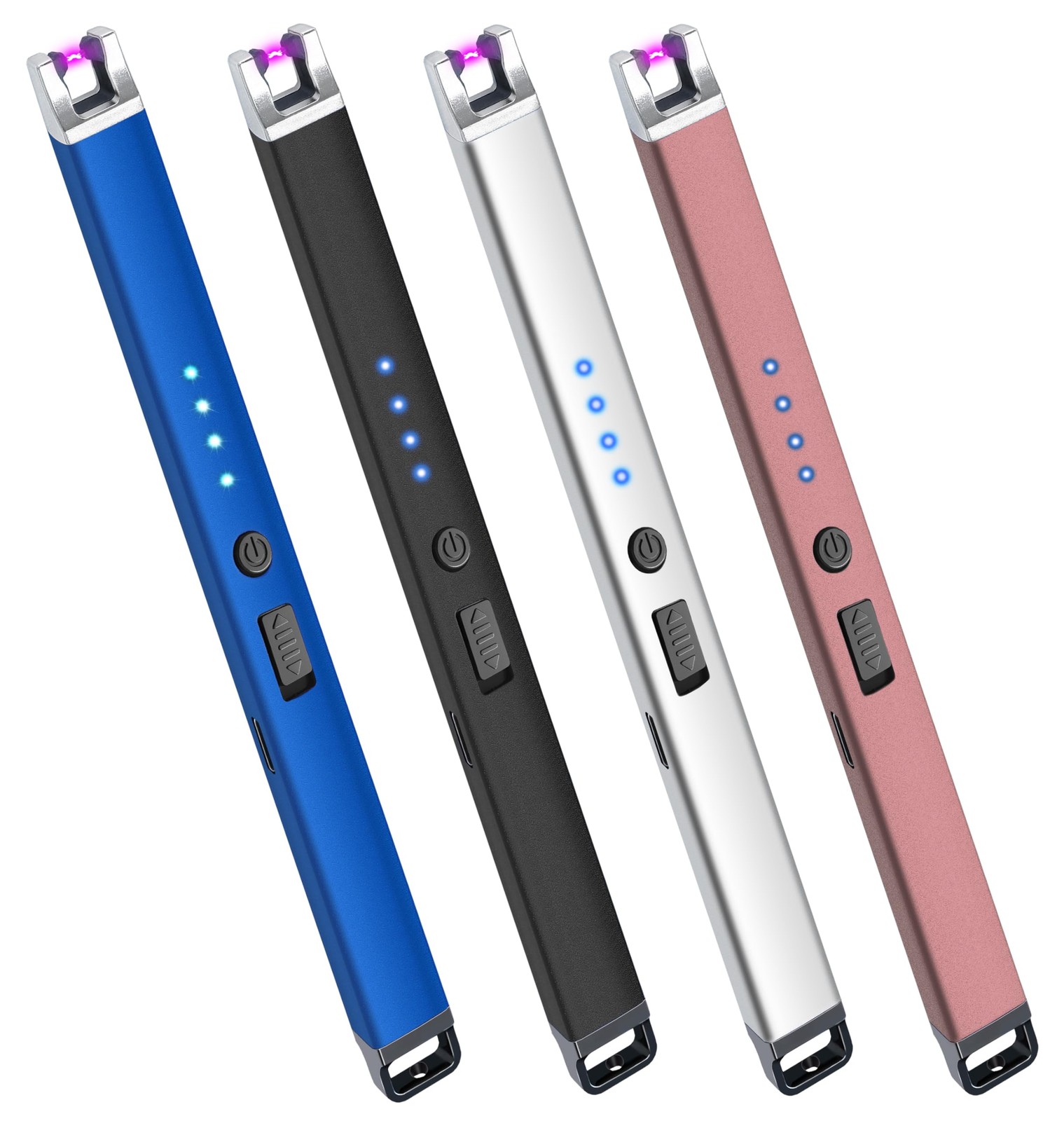 4 Pack Electric Candle Lighter USB Rechargeable Lighters 4 Pack, Mix