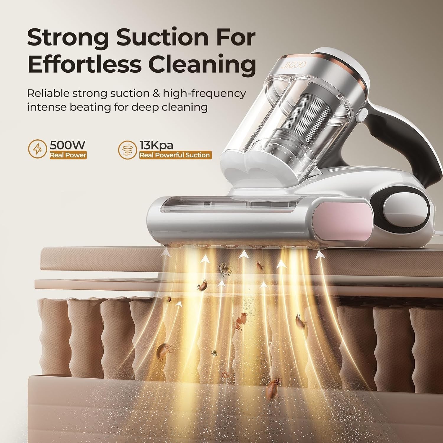 J300 Bed Vacuum Cleaner, Dust Sensor, Pet Hair, UV and Heat, Corded | Mattres…