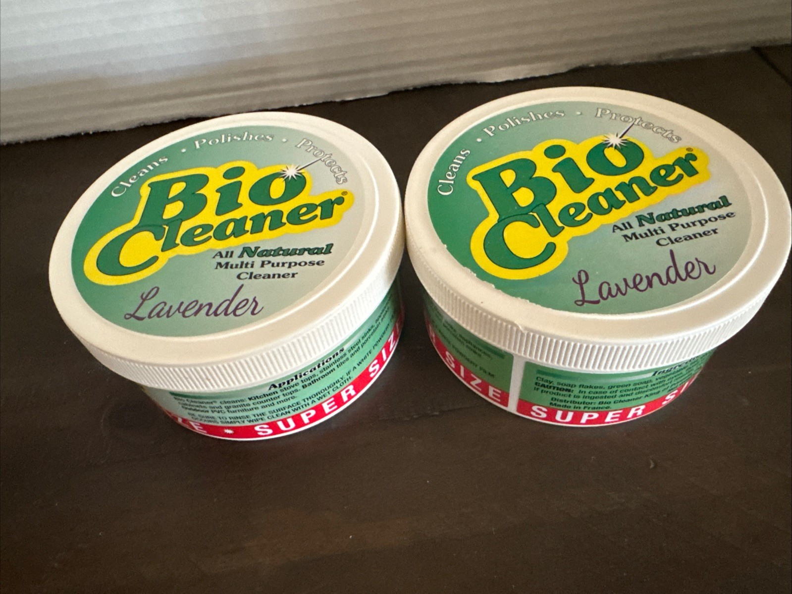 Lot of 2 Bio Cleaner Multi Purpose Lavender SUPER SIZE 17.5 OZ No Sponge