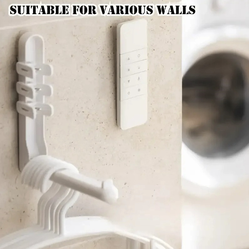 3pcs Magnetic Remote Holder Wall Mount No Drill Organizer Set – NEW