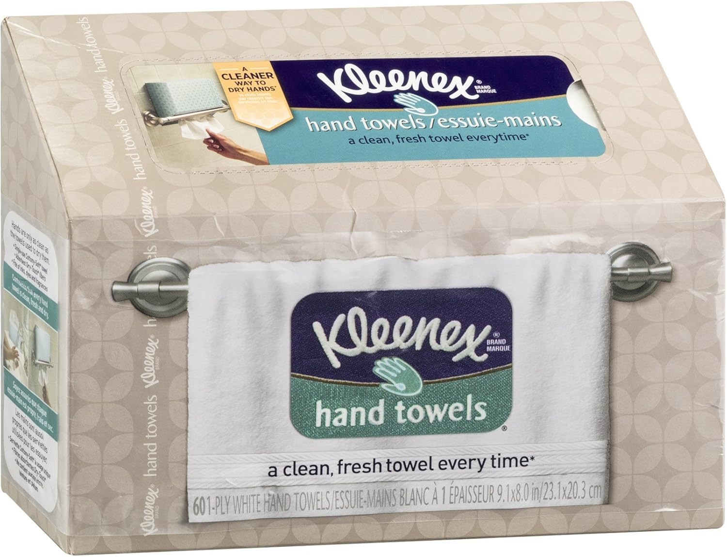 Kleenex 2740008 Hand Towels 1-Ply 60 Towels/Box (38586)