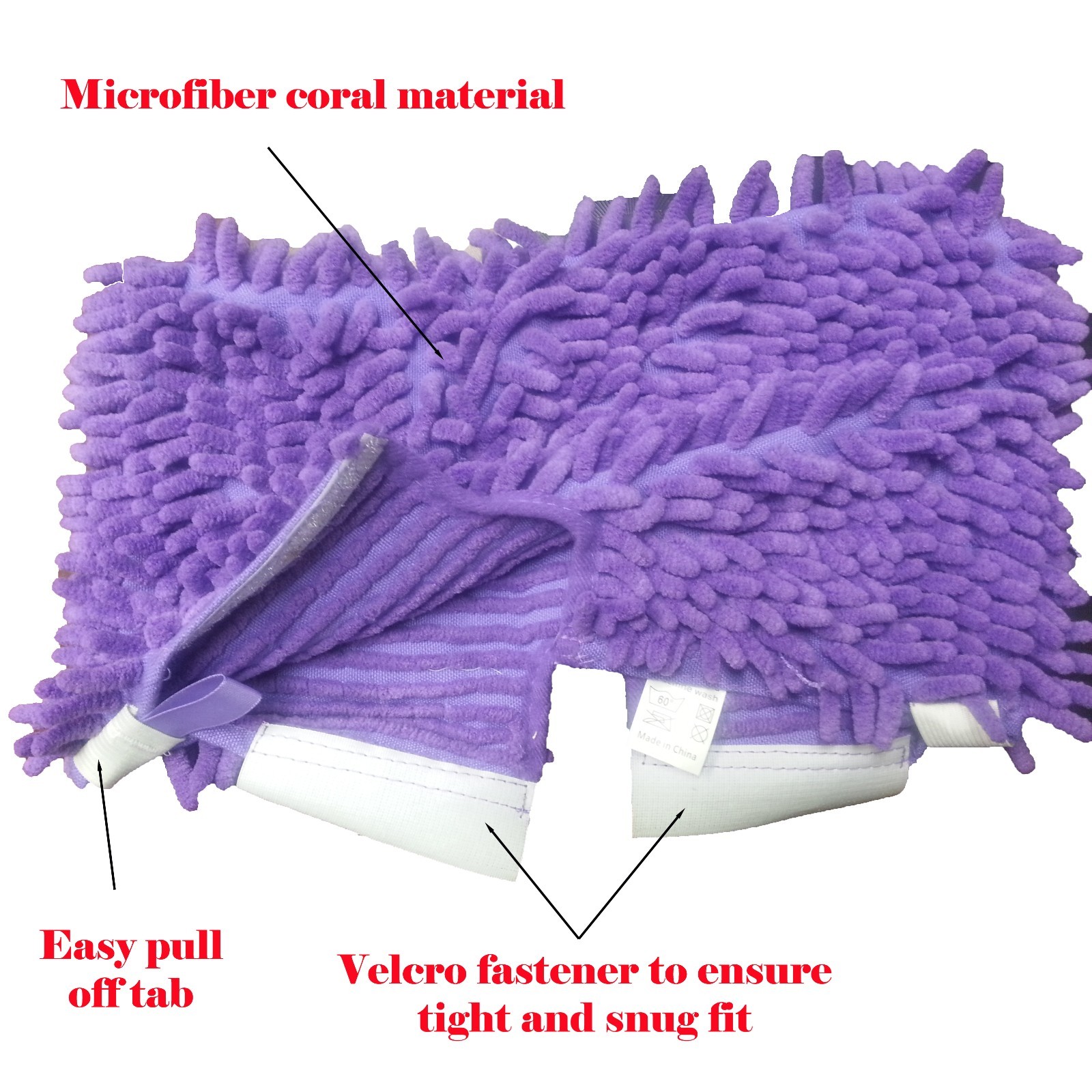 2x Coral Steam Mop Replacement Microfiber Pad For Shark S3501 S3601 S3901 S3550