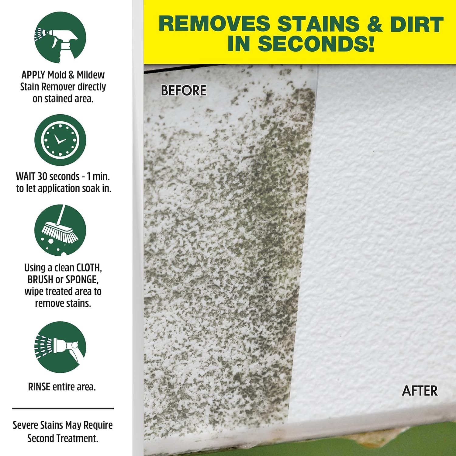 STAR BRITE Professional Grade Mold & Mildew Stain Remover – 32 OZ (120032) PCK 2