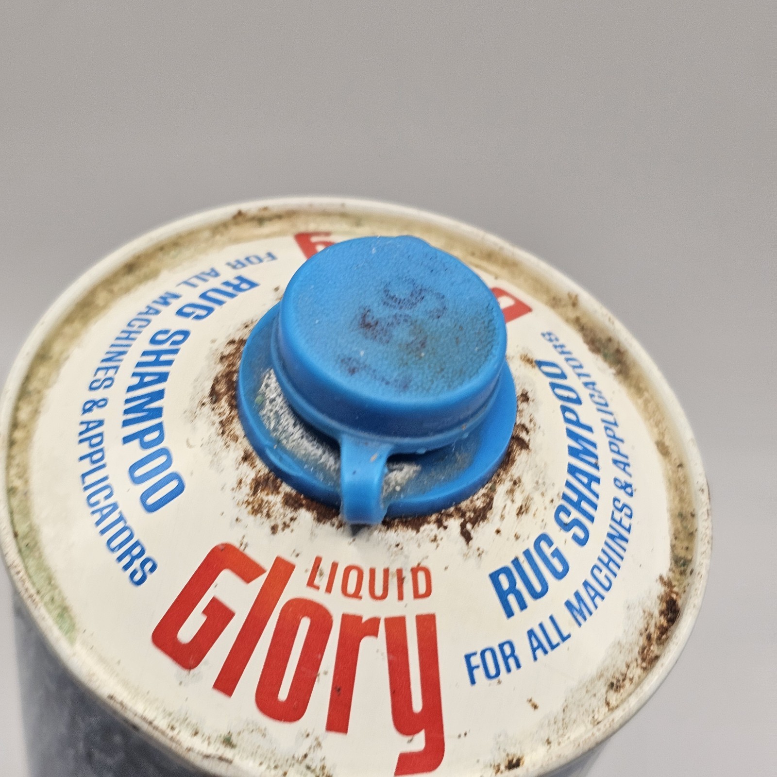 Johnson LIQUID GLORY RUG SHAMPOO 50% Full 1970s Vintage Set Prop 27 Fl Oz