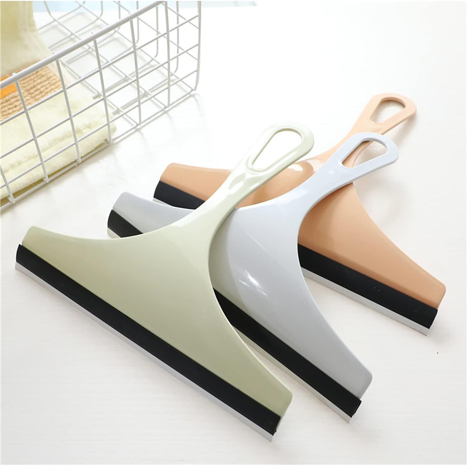 Glass Window Wiper Cleaner Squeegee Shower Screen Mirror Home Blade Brush Lot