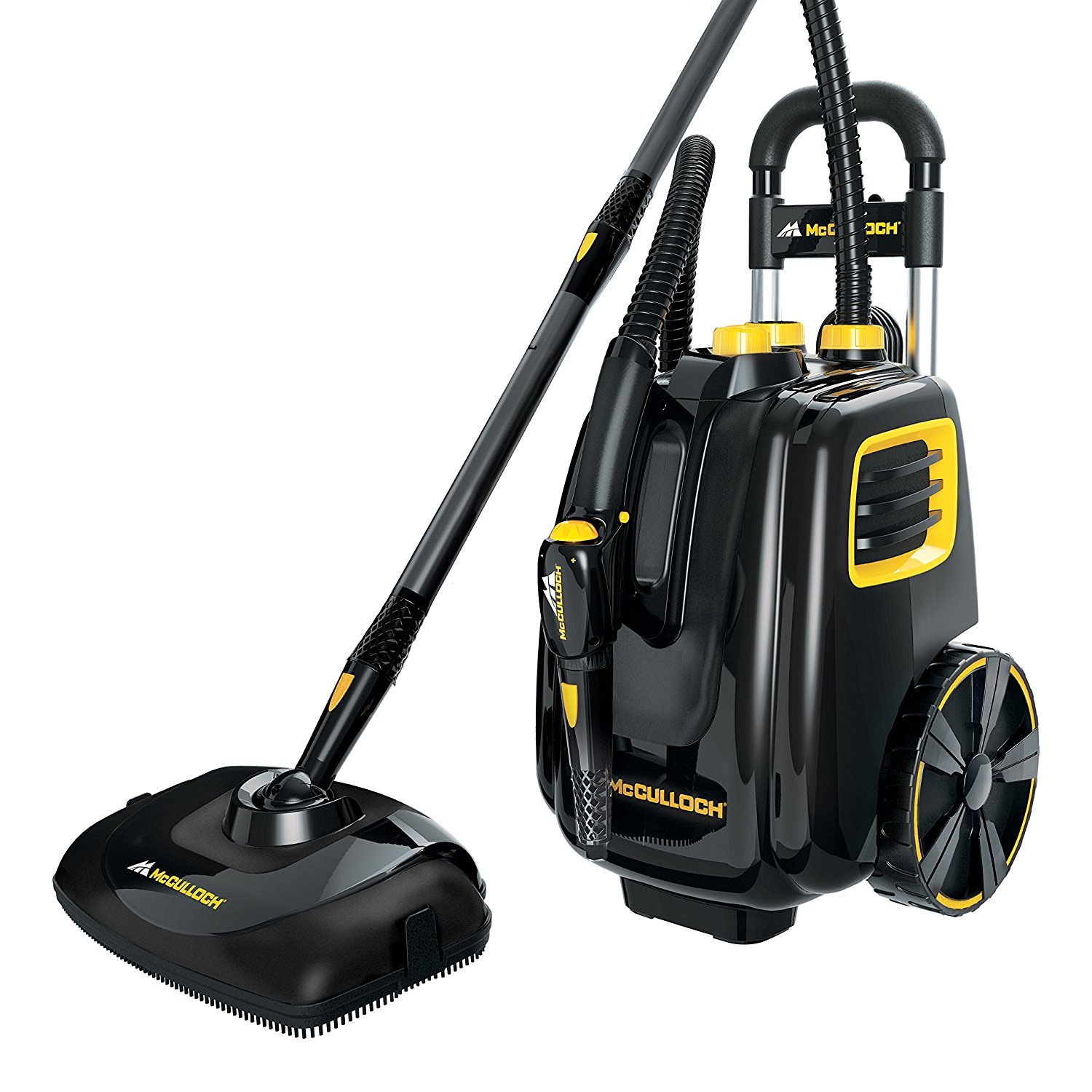 McCulloch 1500W Multipurpose Deluxe Canister Steam Cleaner w/ 23 Accessories New