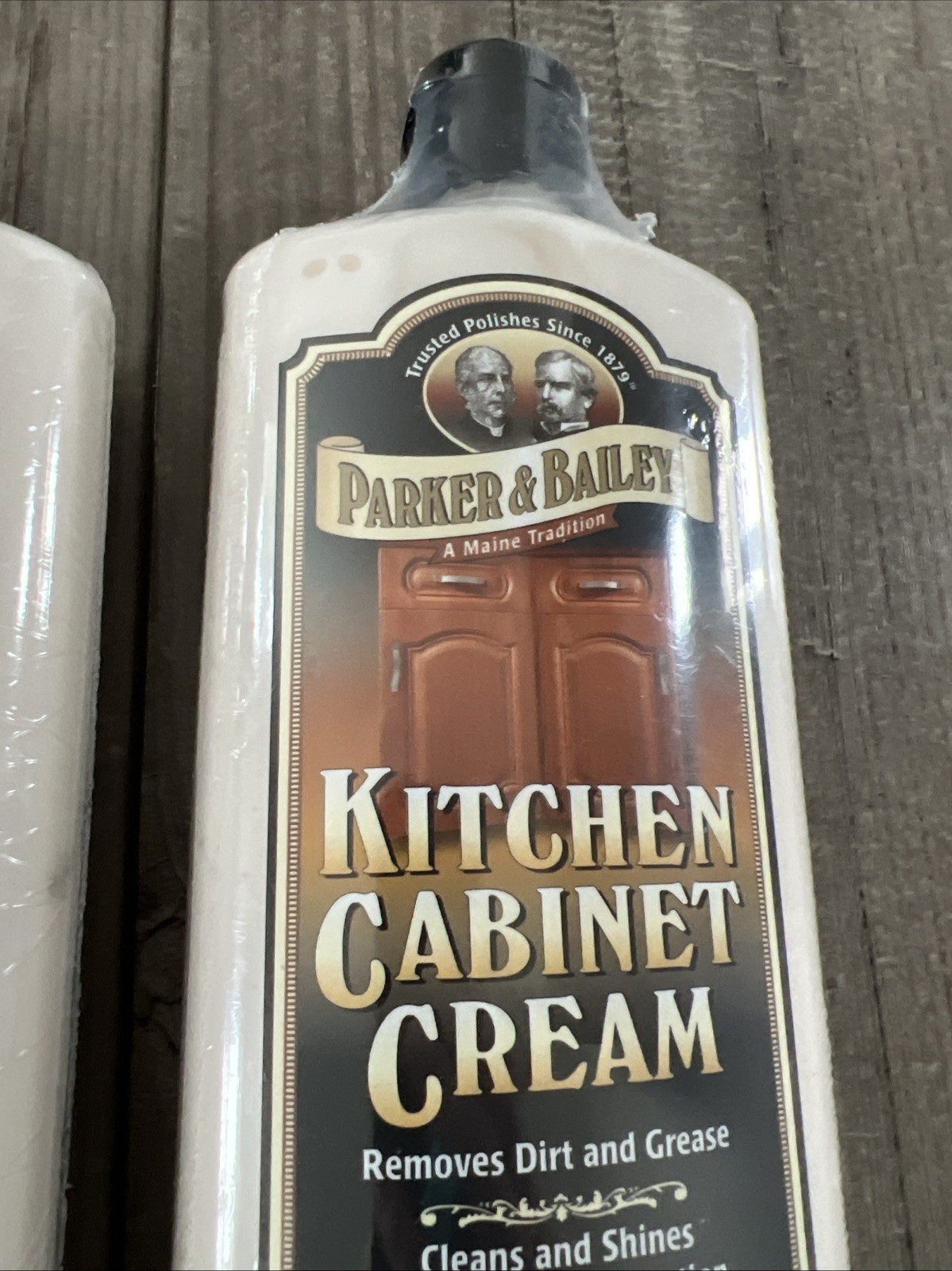 (2-Pk) PARKER & BAILEY CABINET CREAM All Woods Clean Shine w/Protection New