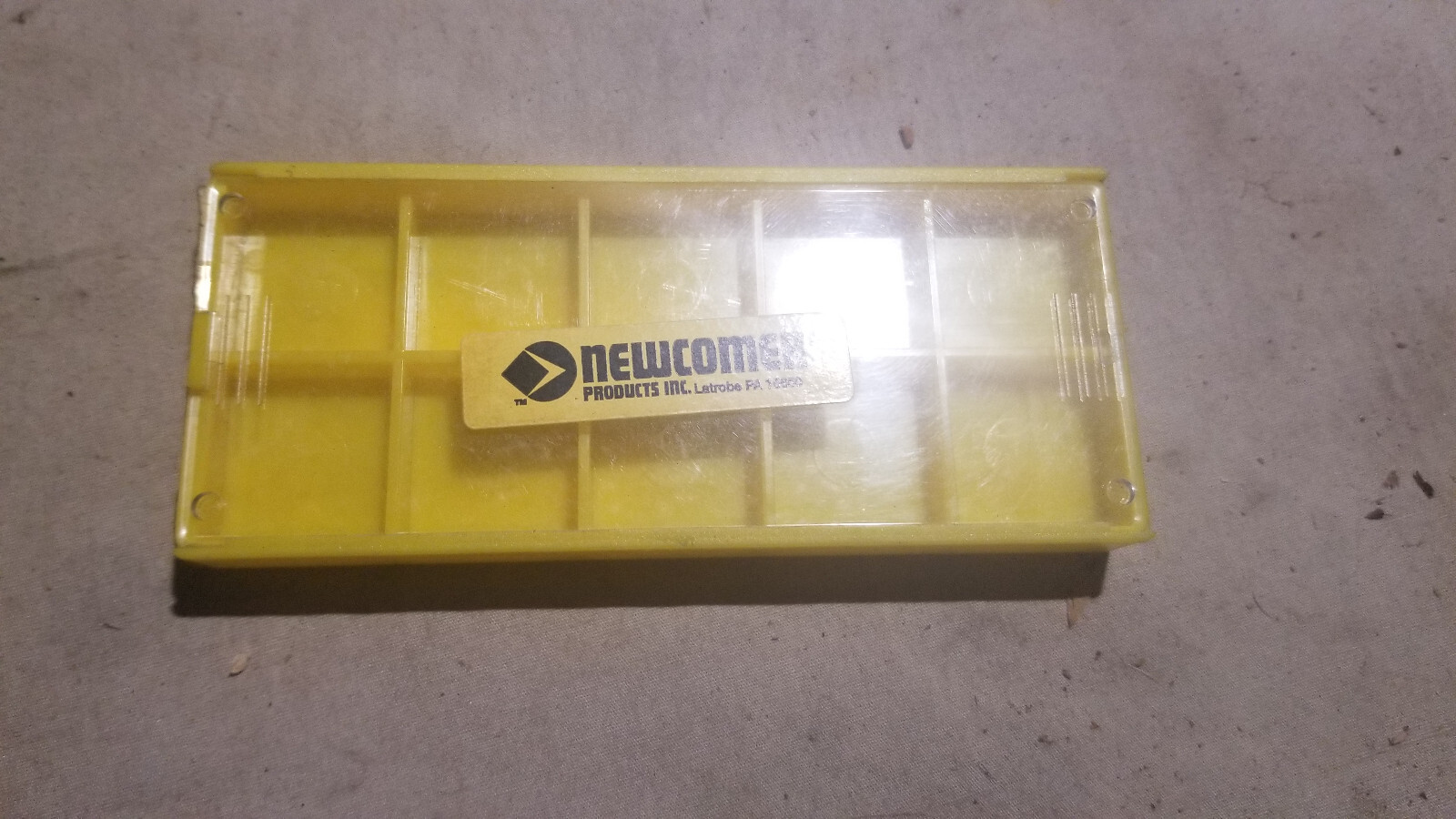 Vintage Newcomer Products Inc Small Plastic Storage Box