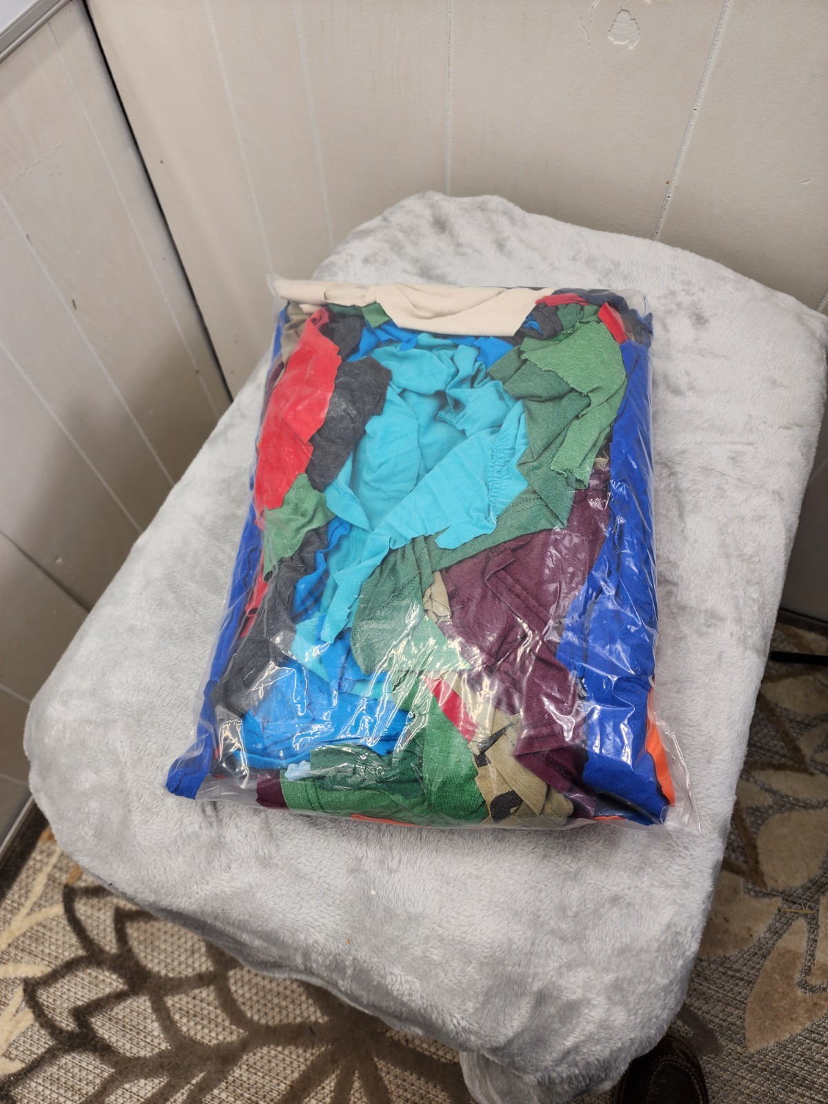 Assorted Colored Rags Multipurpose Wiping Cloths 14×8 3lbs