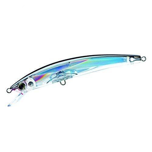 Yo-Zuri Crystal 3D Minnow Sinking Lure, Silver Black, 5-1/4-Inch