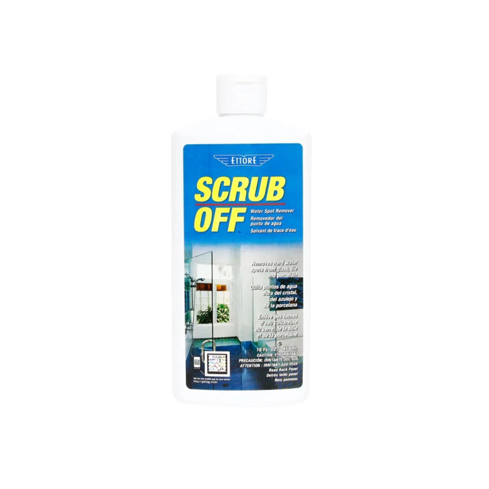 Ettore Scrub Off 16 oz. Spot Remover Hard Water Calcium Lime Soap Scum & More