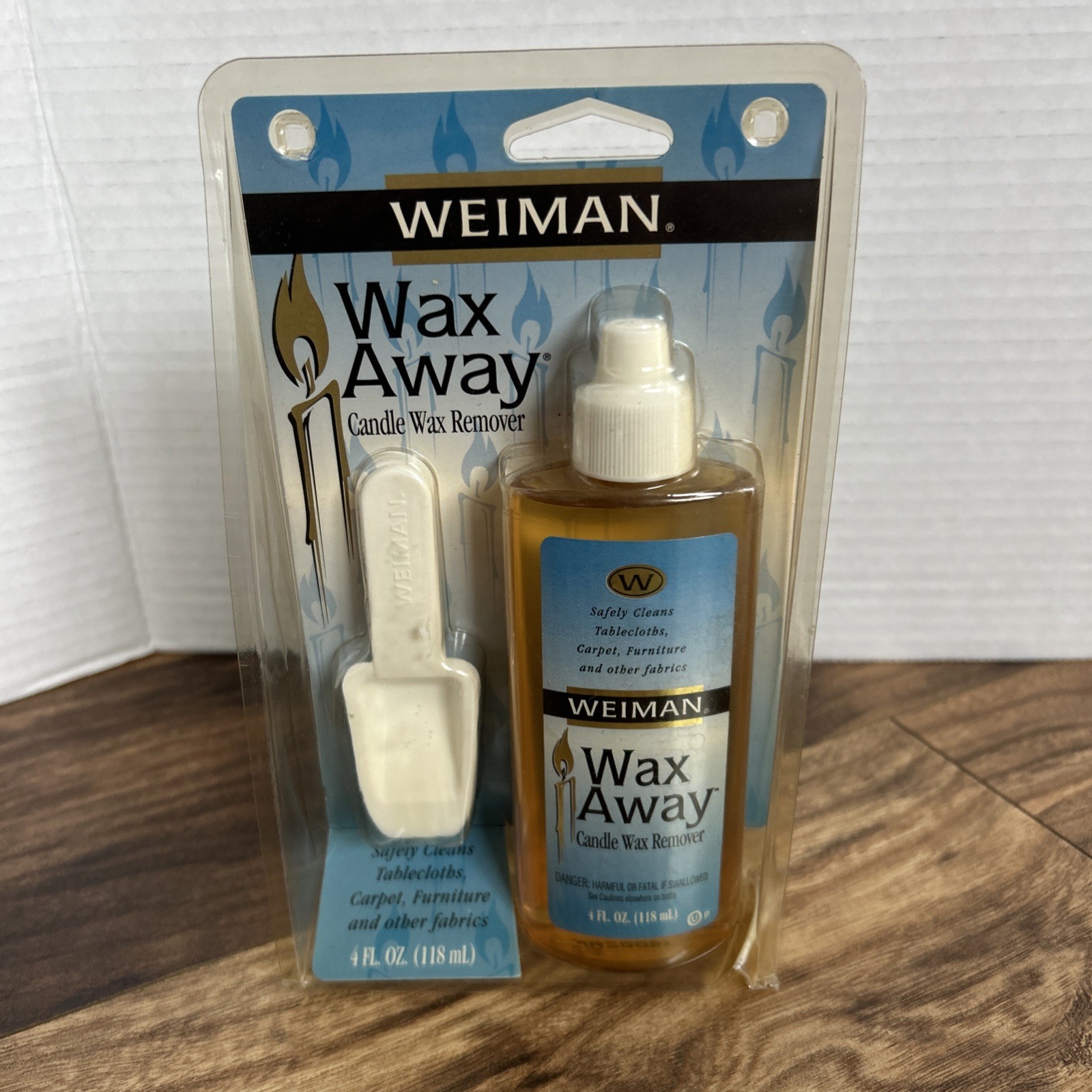 Weiman Wax Away Kit 4 Oz Bottle Candle Wax Remover New Sealed