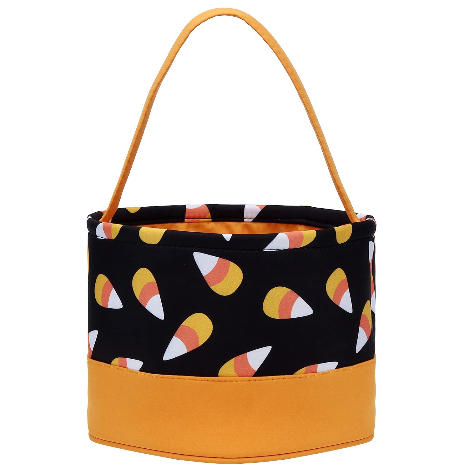 Halloween Trick or Treat Bag Candy Bucket Fabric Tote Gift Candy bag Polka Do…