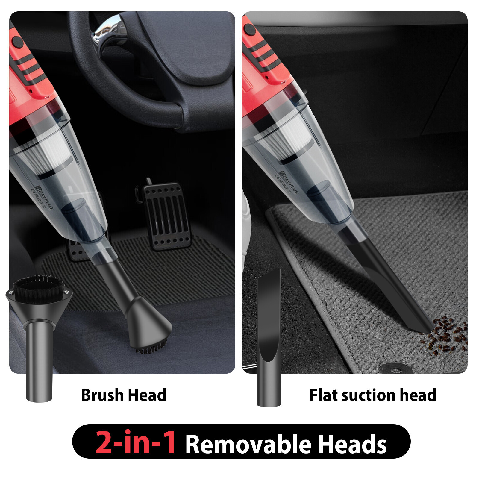 4 in 1 Cordless Vacuum Cleaner LED Rechargeable Lightweight Stick Vacuum Cleaner