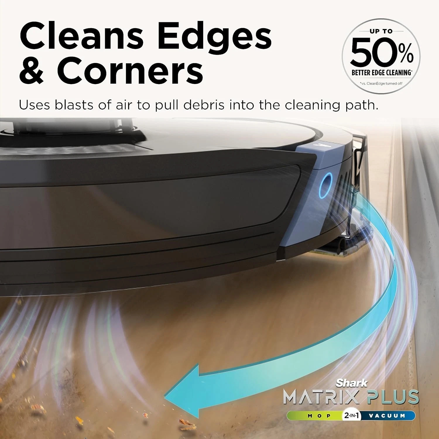 Shark Matrix Plus 2in1 Robot Vacuum & Mop, Sonic Mopping, Matrix Clean, UR2650WS