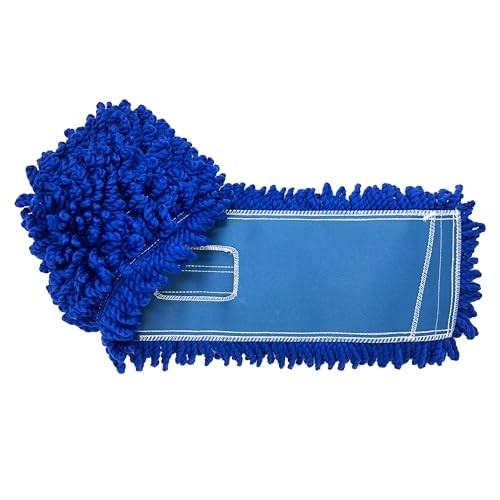 24 Inch Microfiber Dust Mop, Medium Washable Commercial, 1 Pack Blue – 24 Inch
