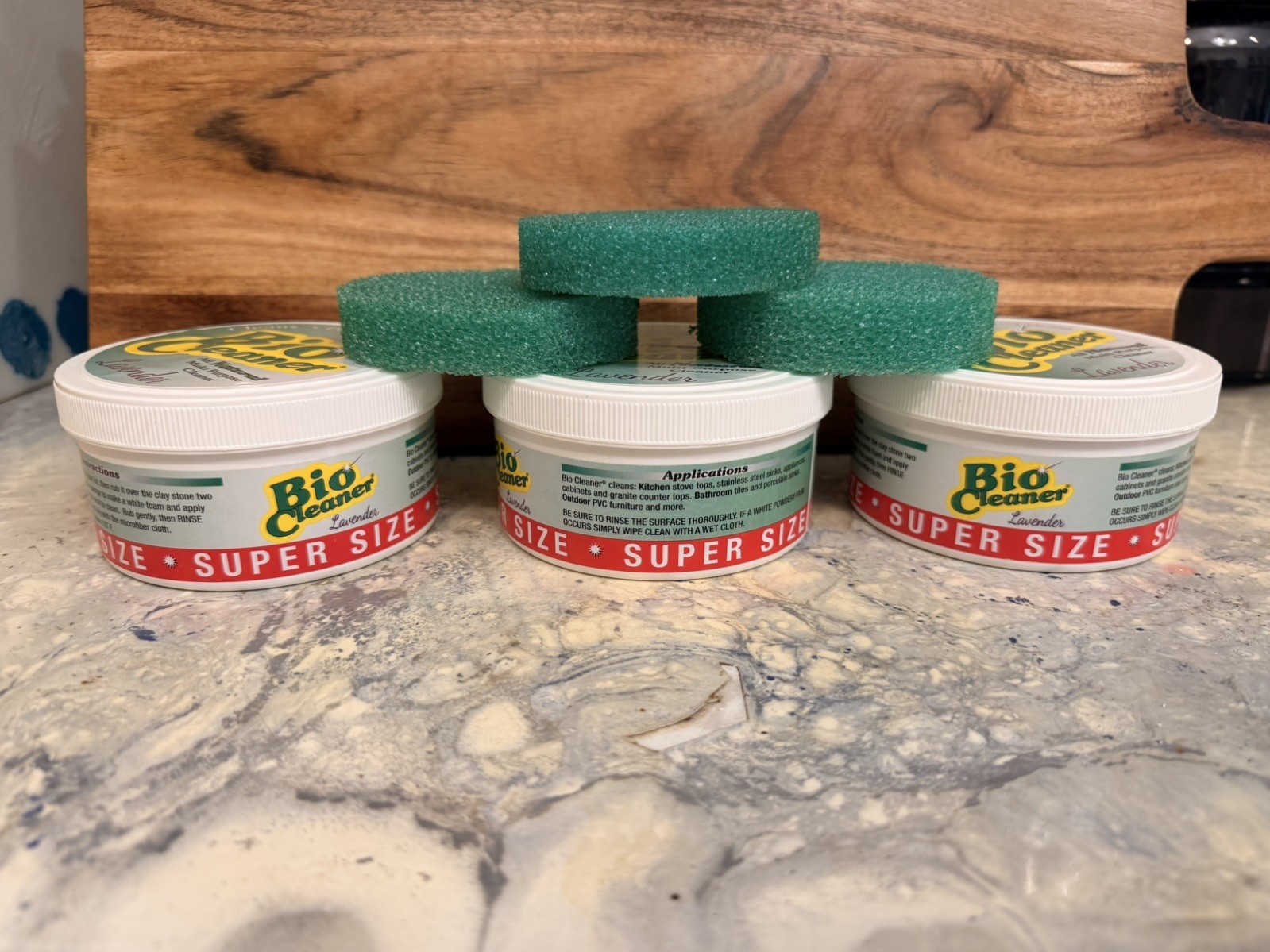 3 Rare Bio Cleaner Clay Multi-Purpose Cleaner 17.5 oz Super Size Lavender