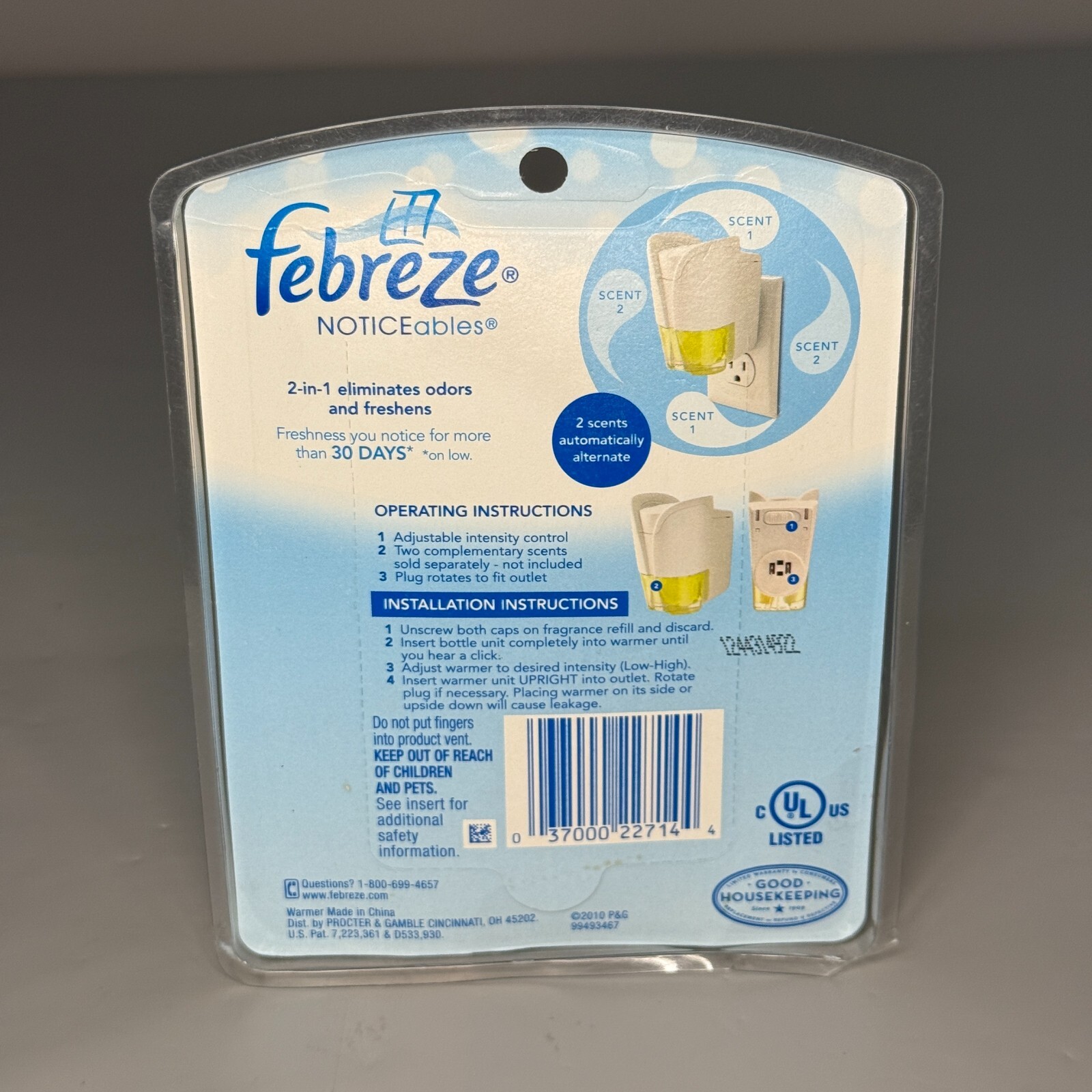 Febreze Noticeables Alternating Scented Oil Warmer New Sealed Warmer Only