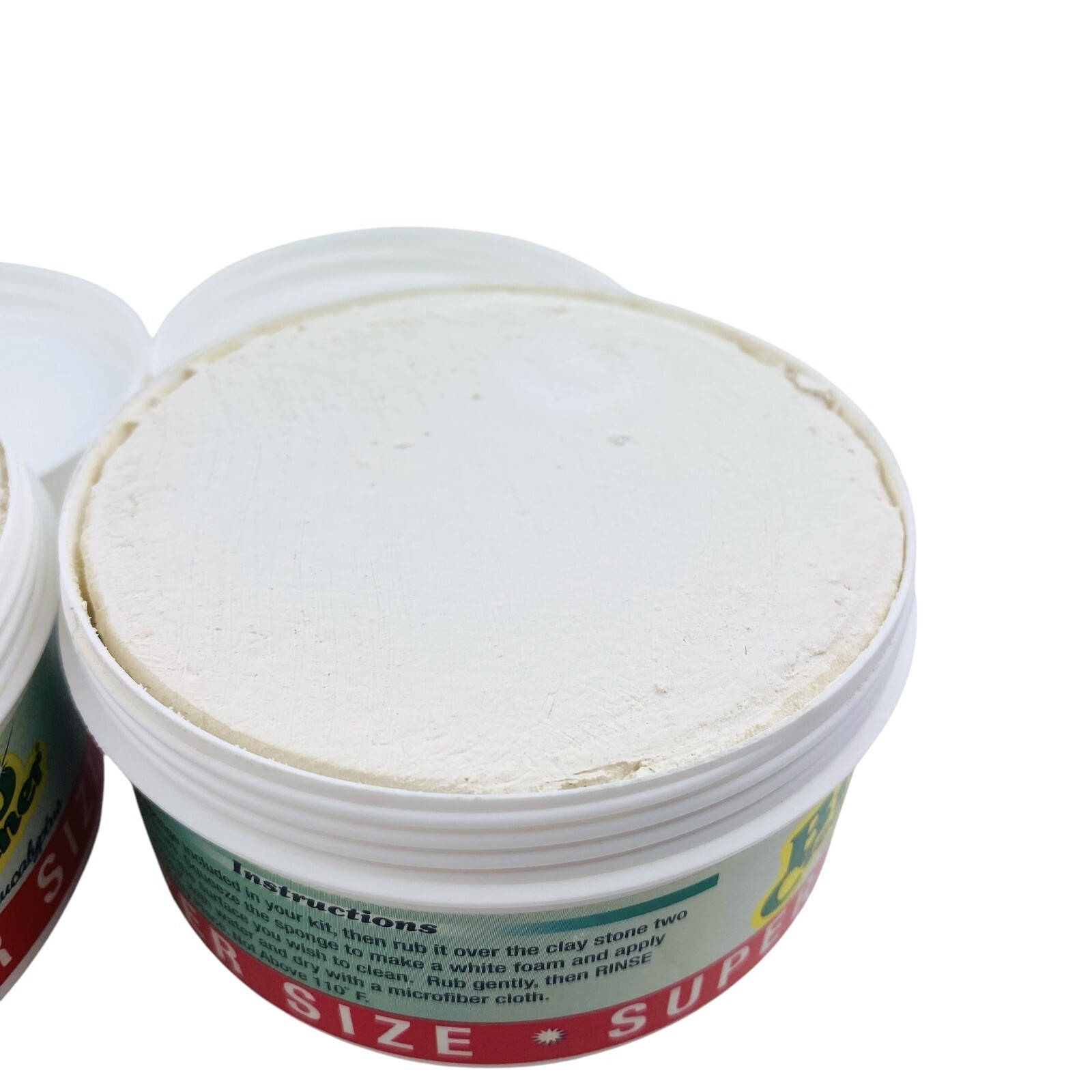 Bio Cleaner Multi Purpose Clay Eucalyptus 2 x 17.5 oz Lightly Used No Sponges