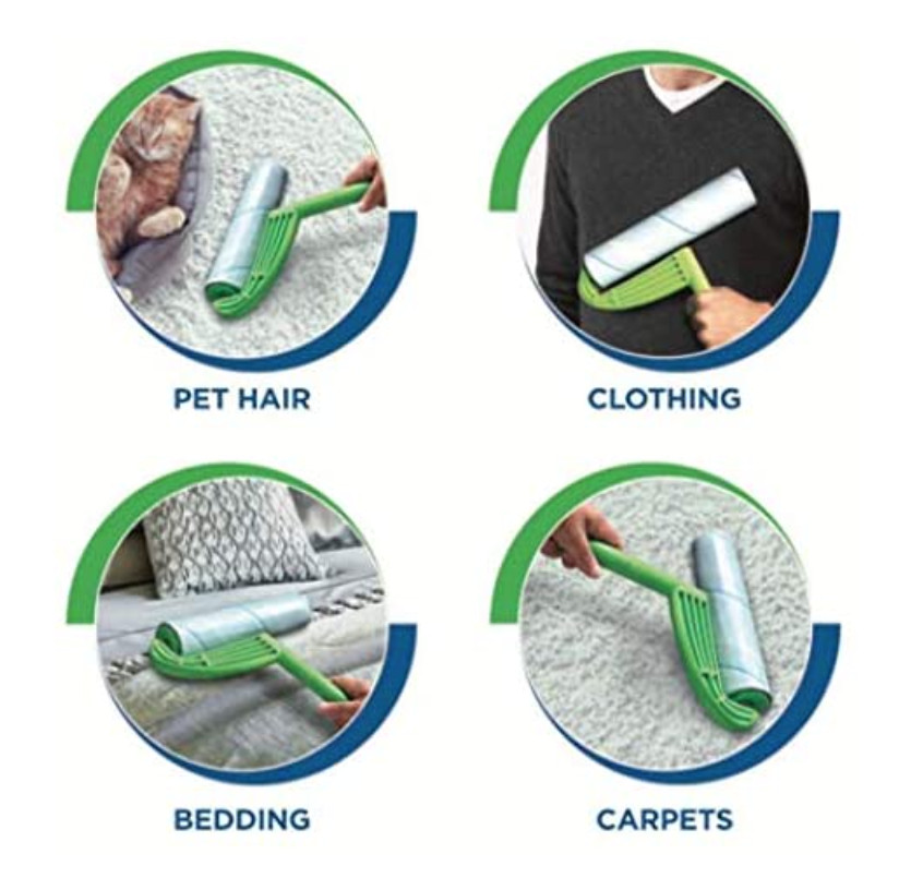 Leo Cleaning Roller or Refill 50 Sheets per roll 2/3/6 packs pet hair removal