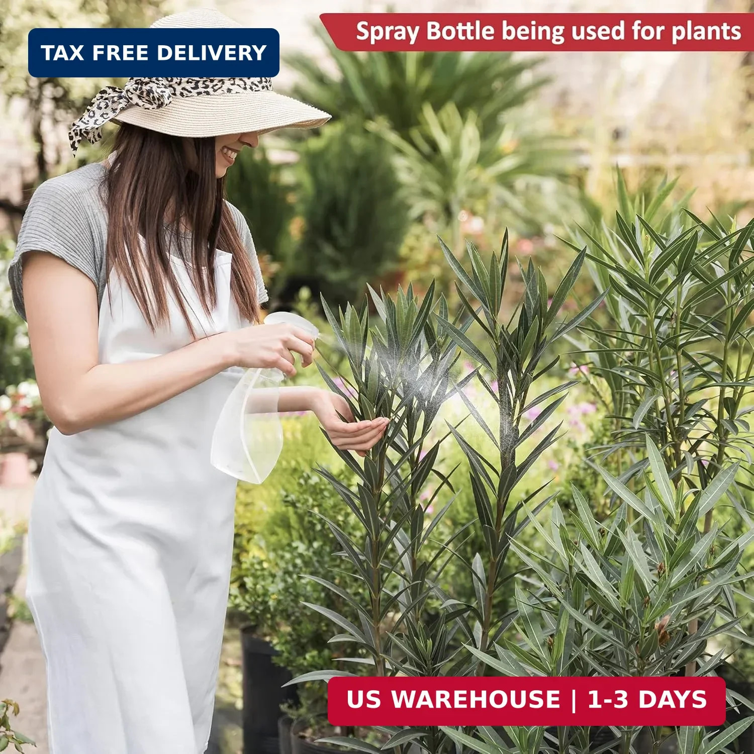 SPRAYZ Large 17oz Spray Bottles For Cleaning Solutions and Gardening, Plant, Wat